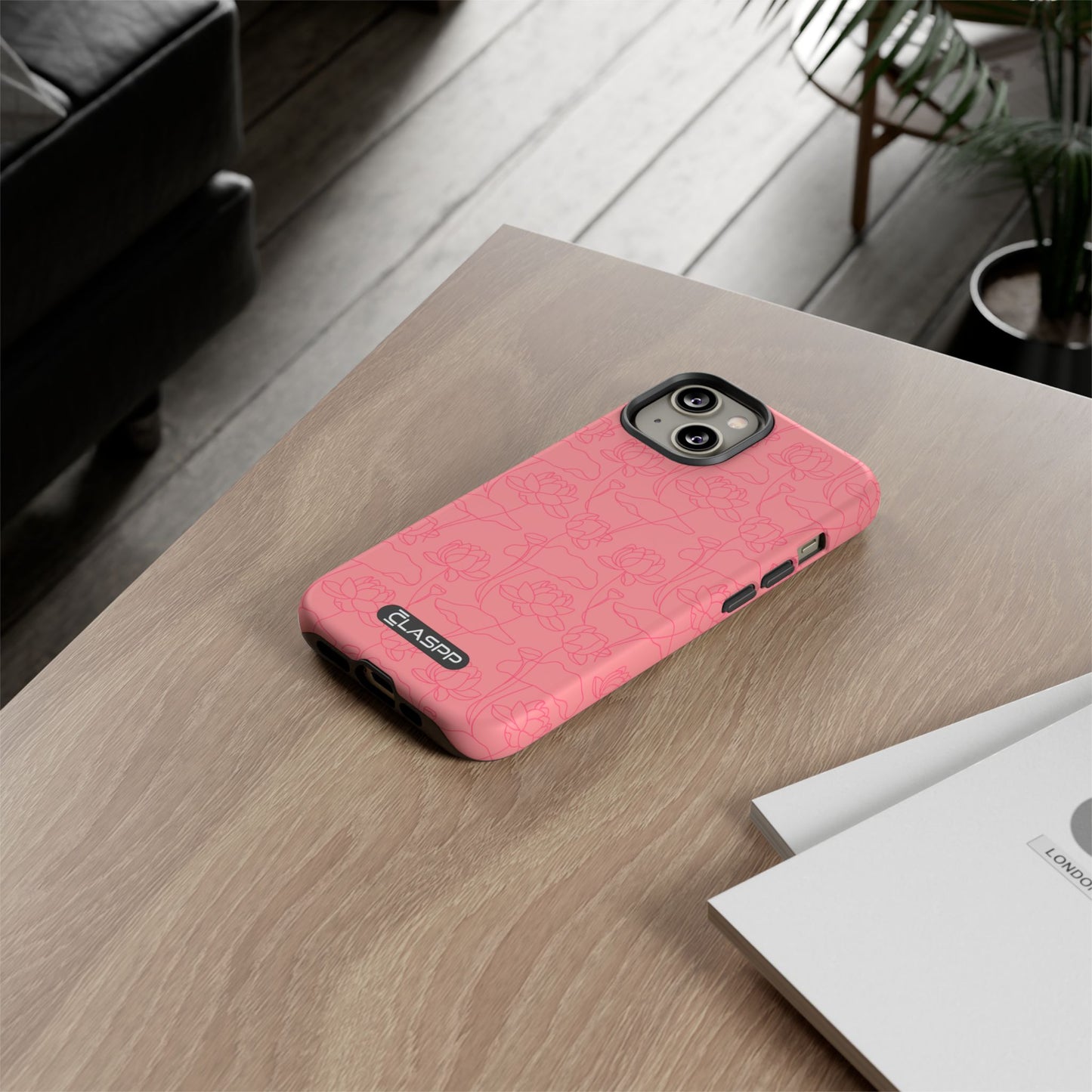 Festive Pink | Christmas | Hardshell Dual Layer Phone Case