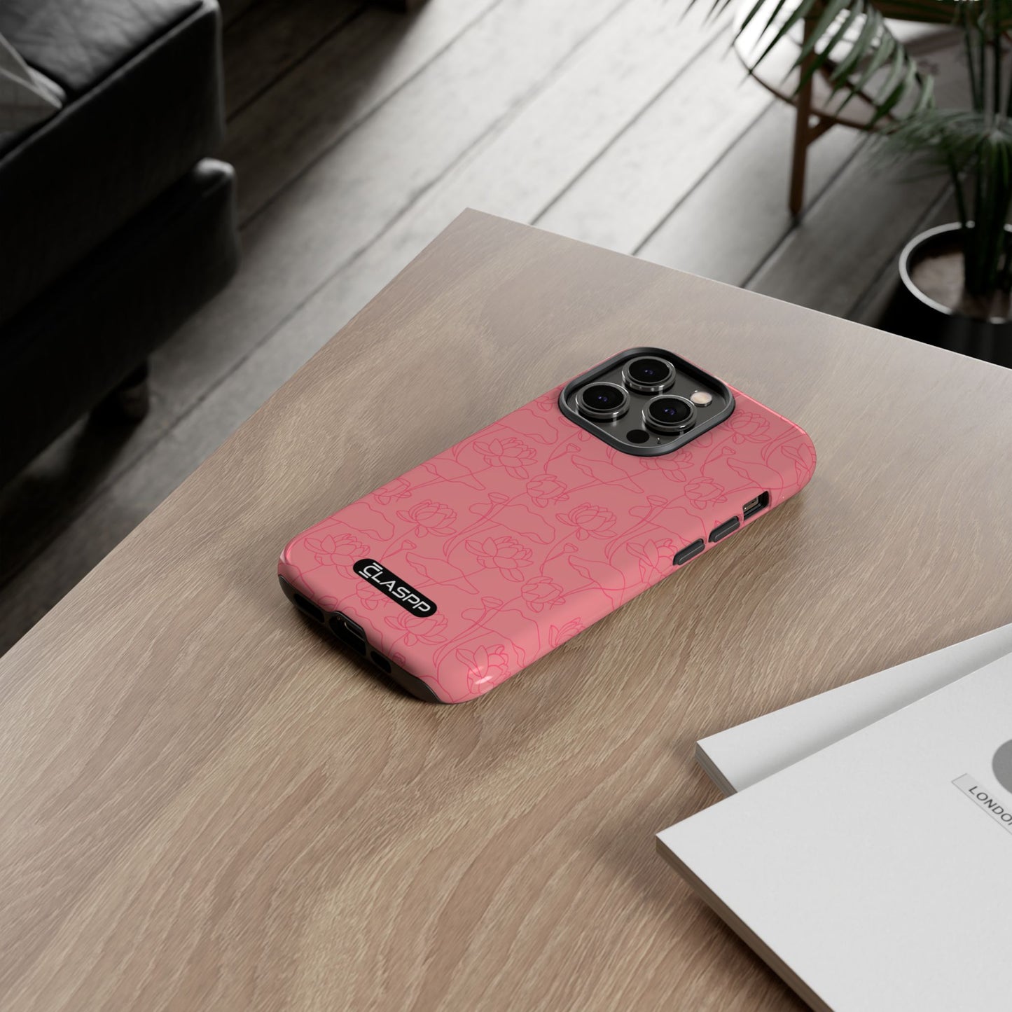 Festive Pink | Christmas | Hardshell Dual Layer Phone Case