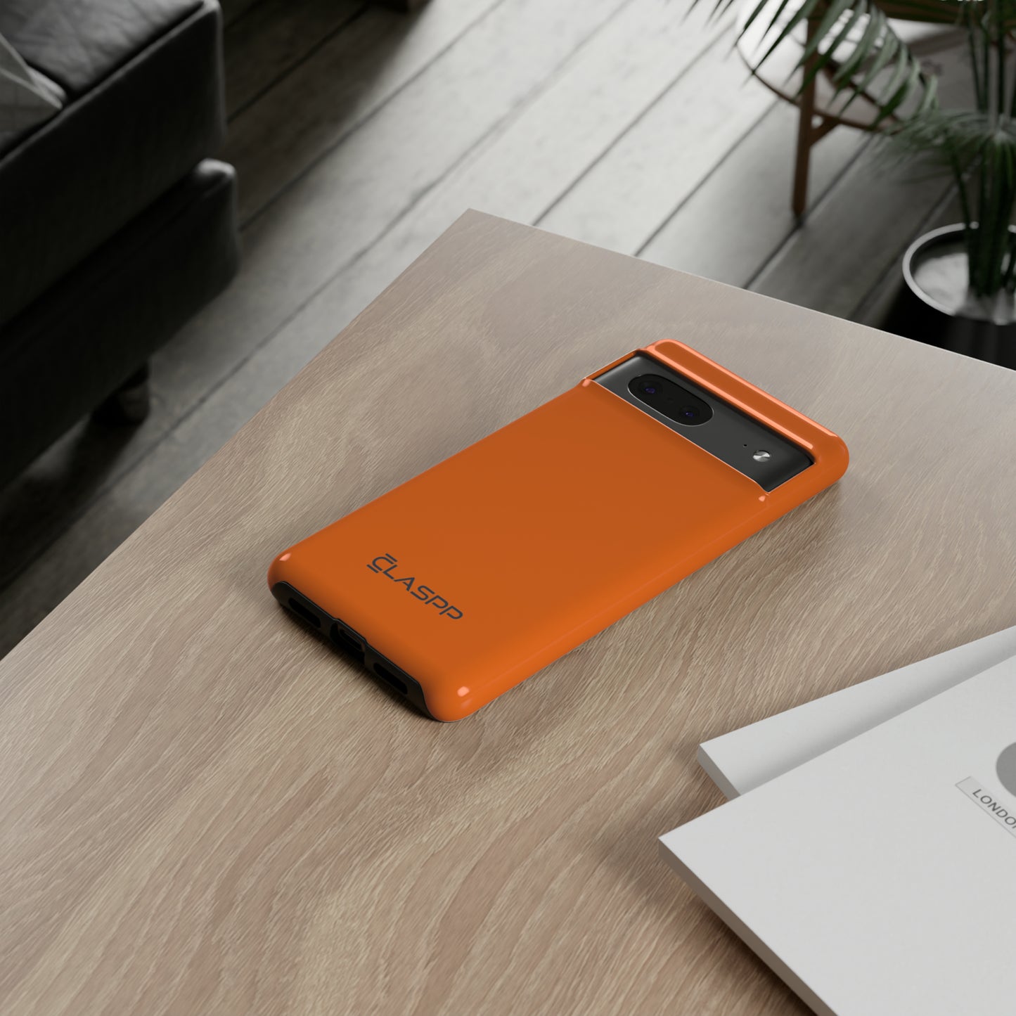 Tangerine Orange | Hardshell Dual Layer Phone Case