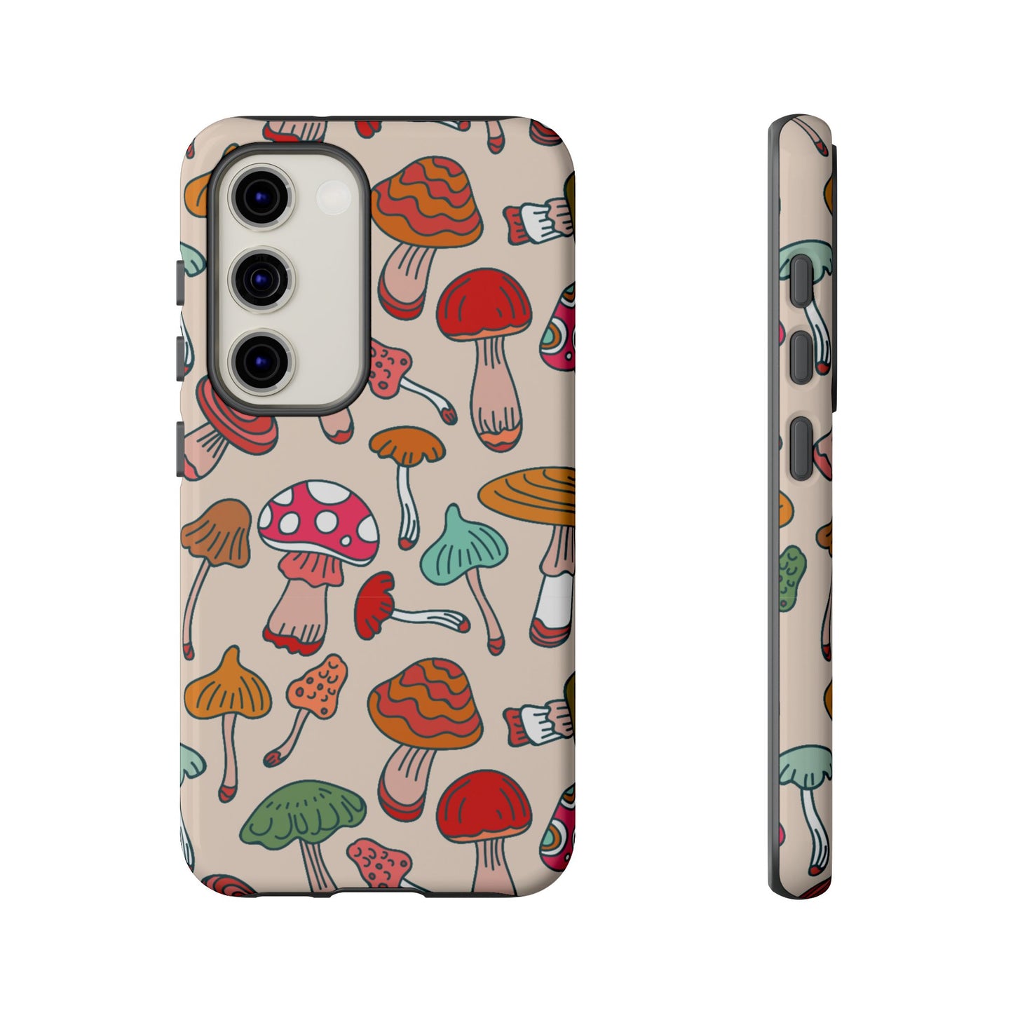 Phone Case - Wild Mushroom Design, Tough Cases for Extra Protection