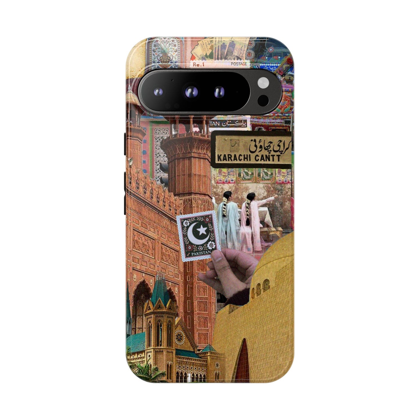 Postcard from Karachi – The City of Lights Phone Case