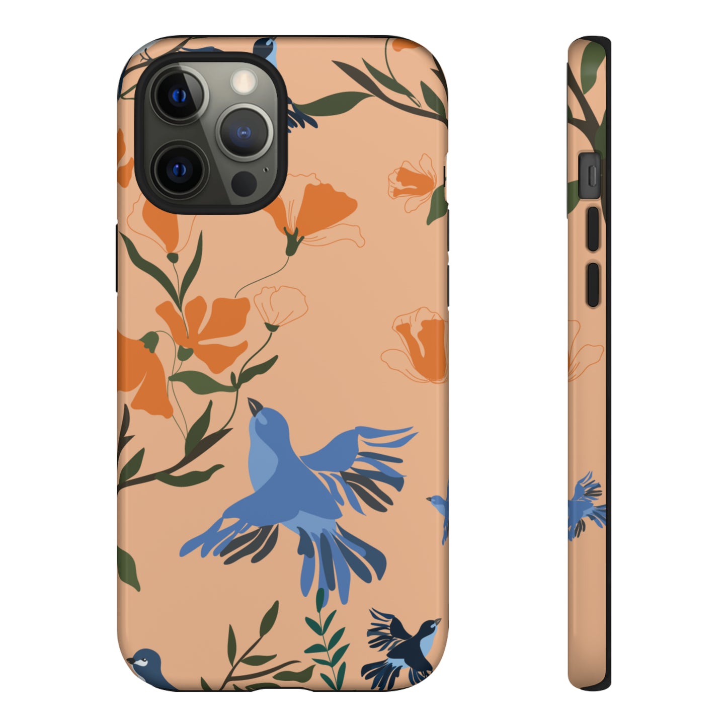 Joyful Blue Bird | Hardshell Dual Layer Phone Case