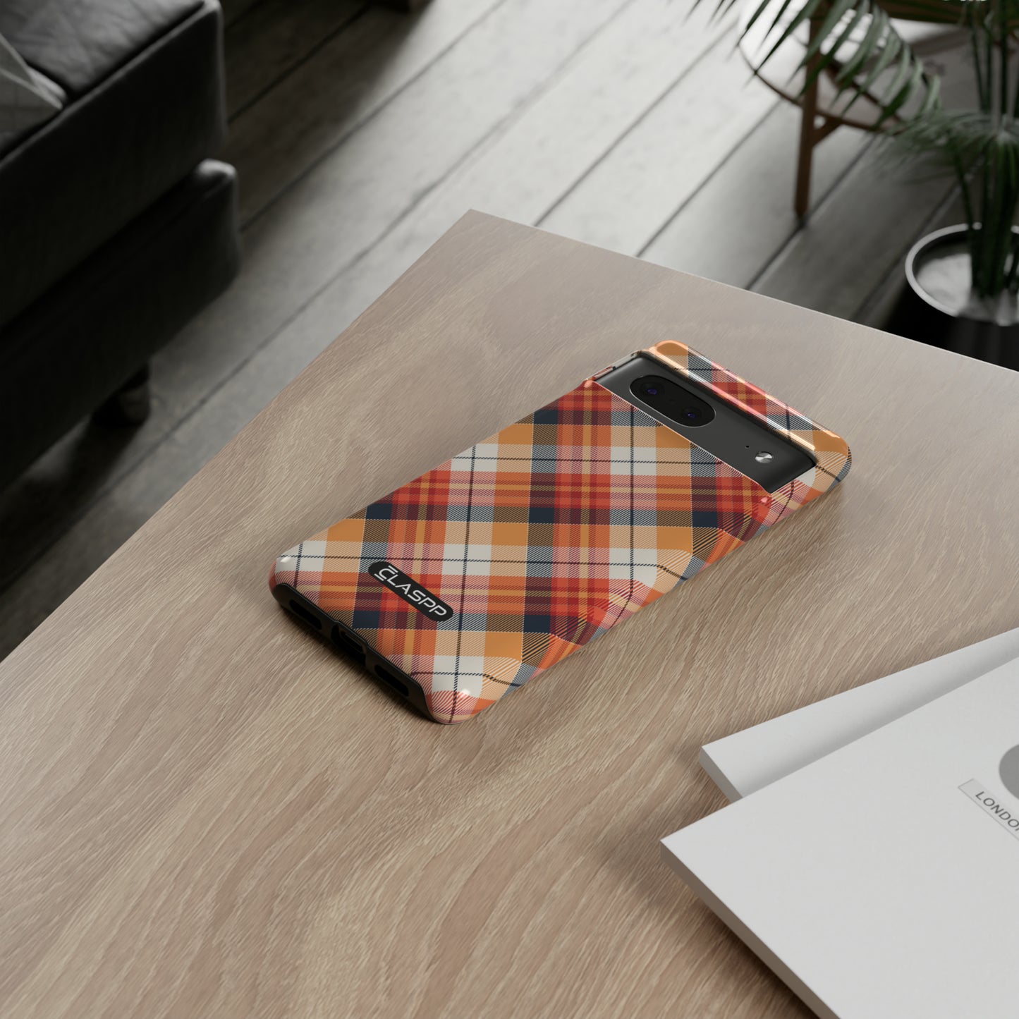 Tipped Tartan | Hardshell Dual Layer Phone Case