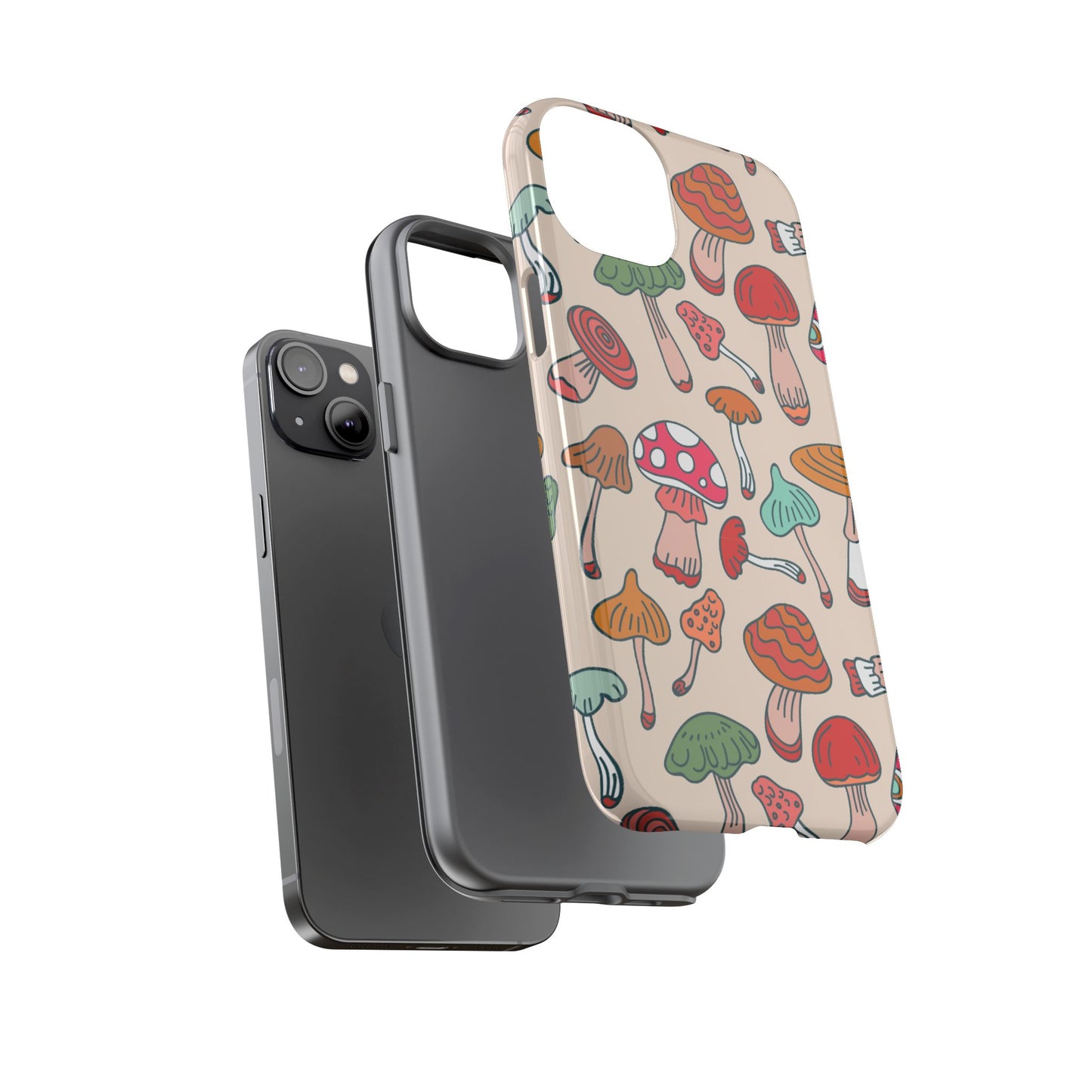 Phone Case - Wild Mushroom Design, Tough Cases for Extra Protection