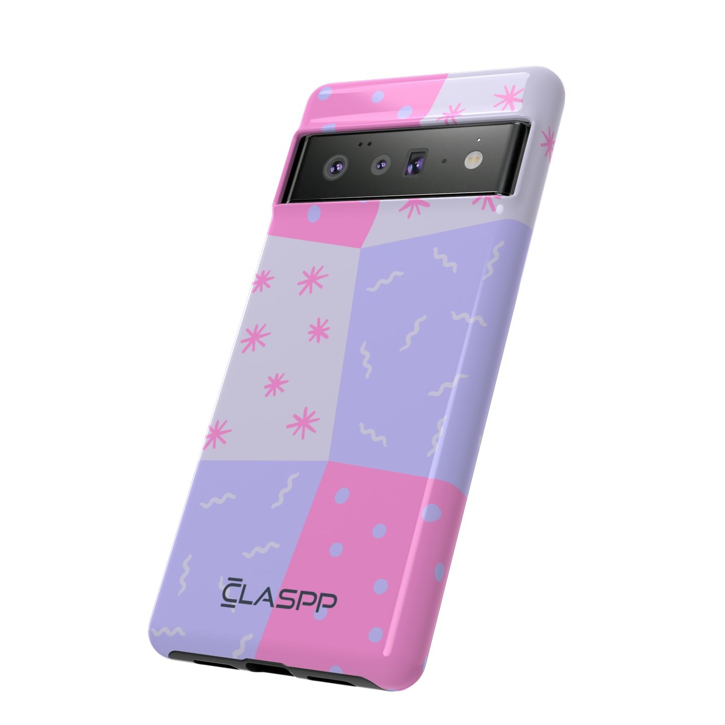 Pastel Baby Pink Lilac | Hardshell Dual Layer Phone Case