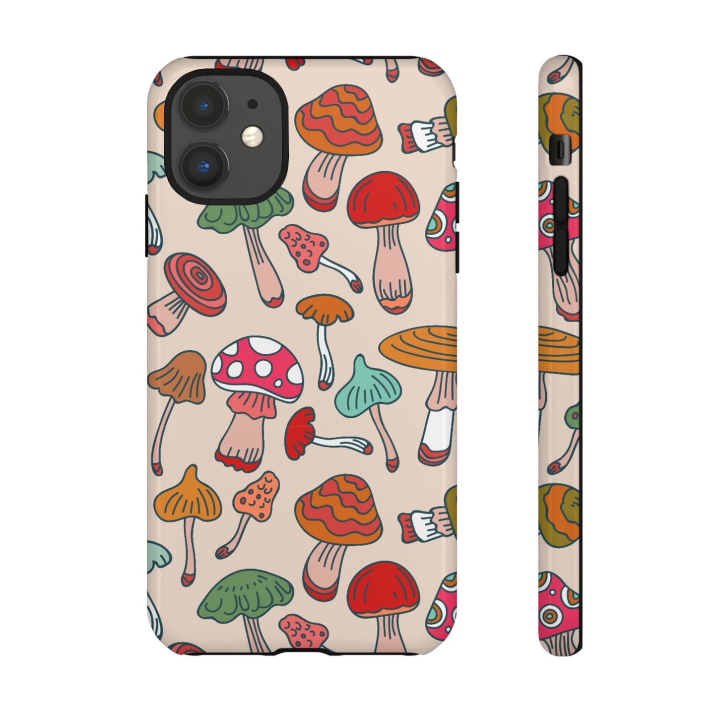 Phone Case - Wild Mushroom Design, Tough Cases for Extra Protection