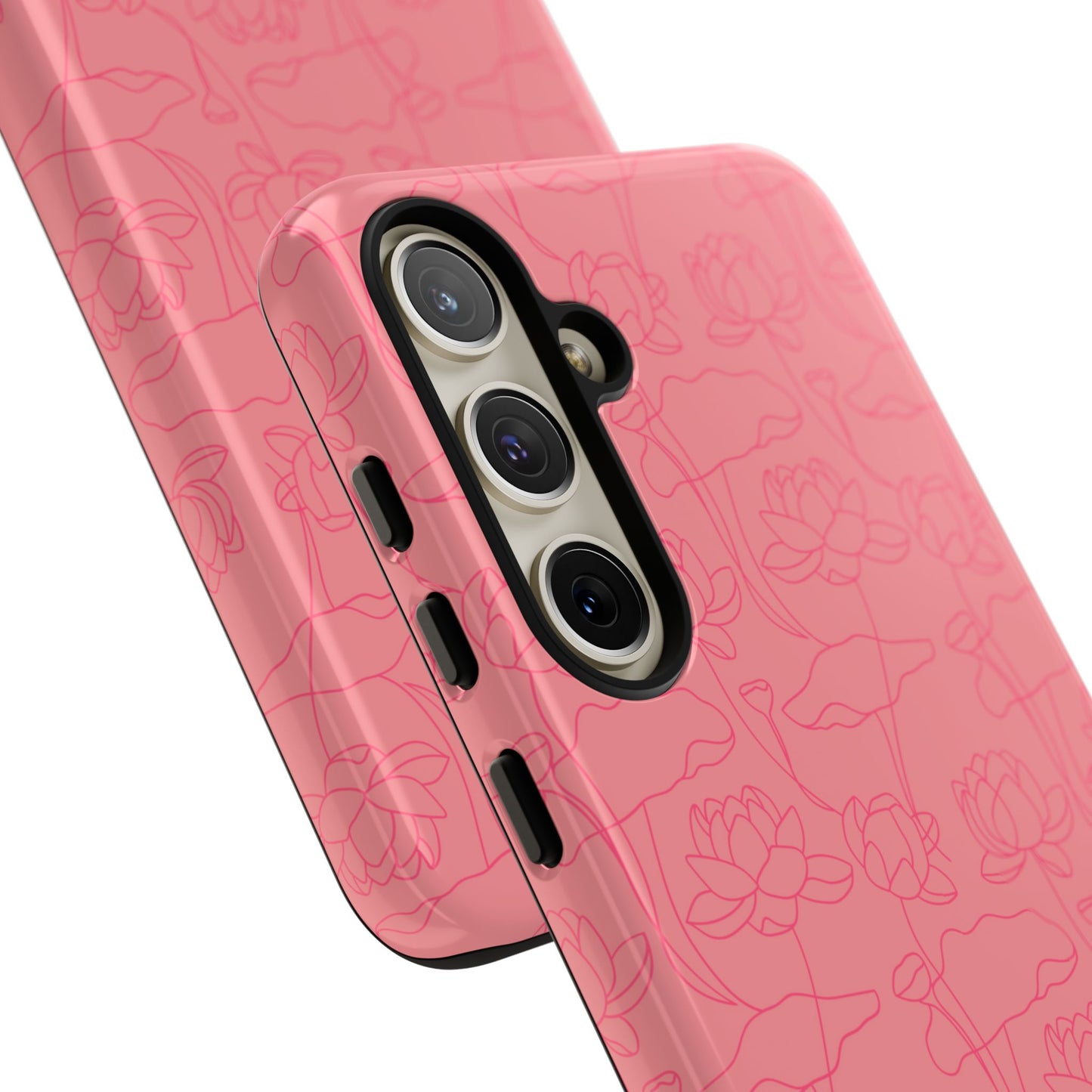 Festive Pink | Christmas | Hardshell Dual Layer Phone Case