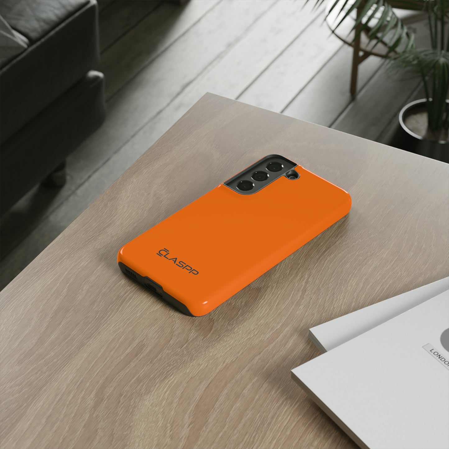 Tangerine Orange | Hardshell Dual Layer Phone Case