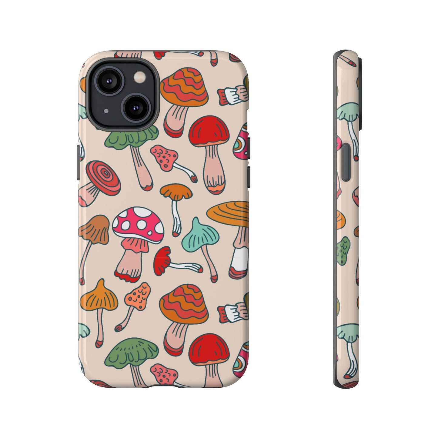 Phone Case - Wild Mushroom Design, Tough Cases for Extra Protection