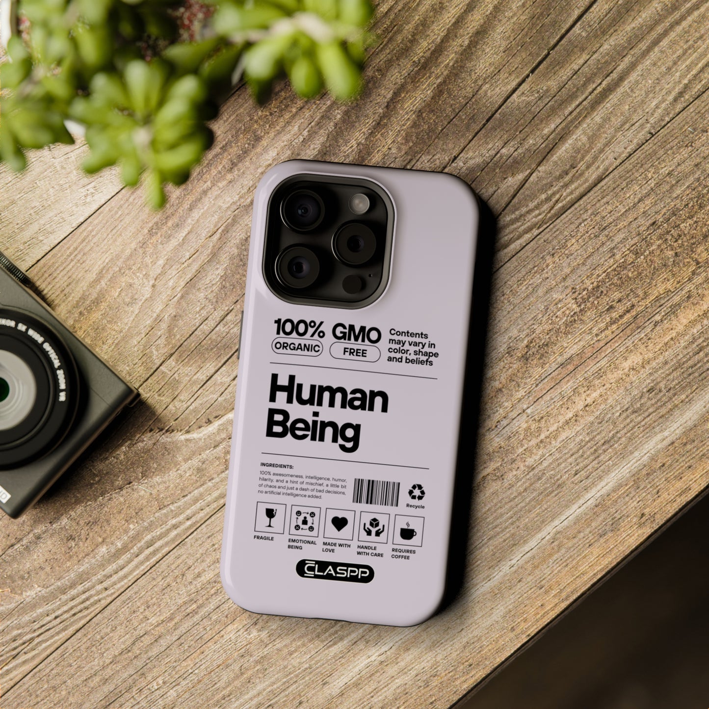 Human Being | Lavender | MagSafe Dual Layer Phone Case