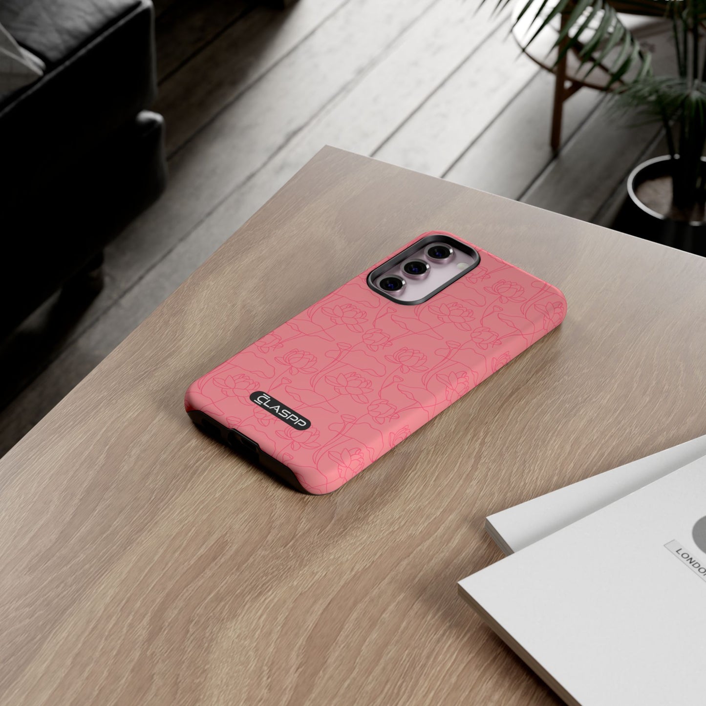 Festive Pink | Christmas | Hardshell Dual Layer Phone Case