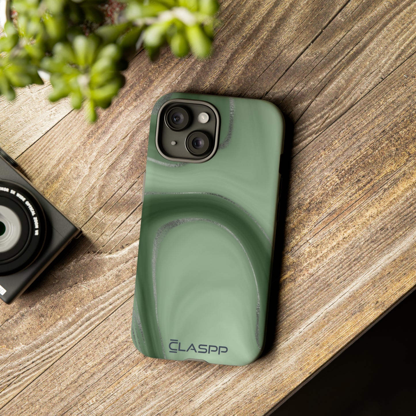 Emerald Elegance | Hardshell Dual Layer Phone Case