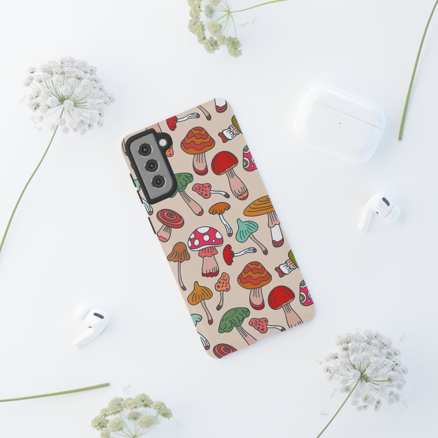 Phone Case - Wild Mushroom Design, Tough Cases for Extra Protection