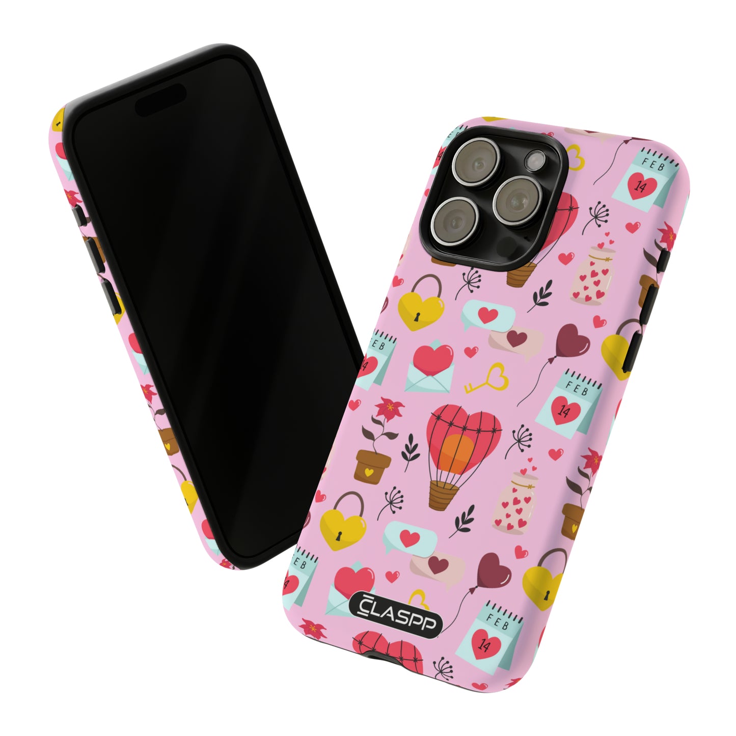 Love in the Air | Valentine's Day | Hard Shell Dual Layer Phone Case