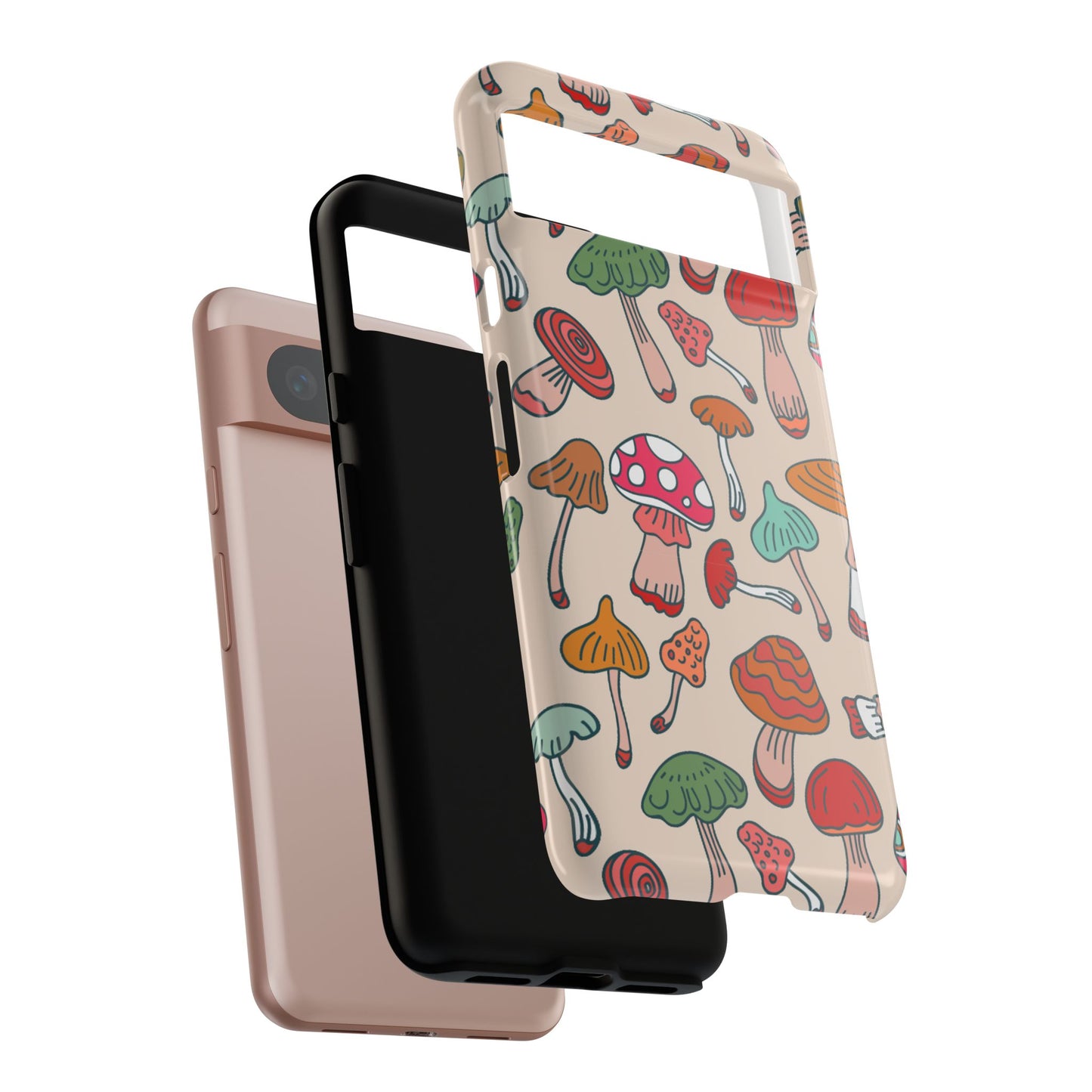 Phone Case - Wild Mushroom Design, Tough Cases for Extra Protection