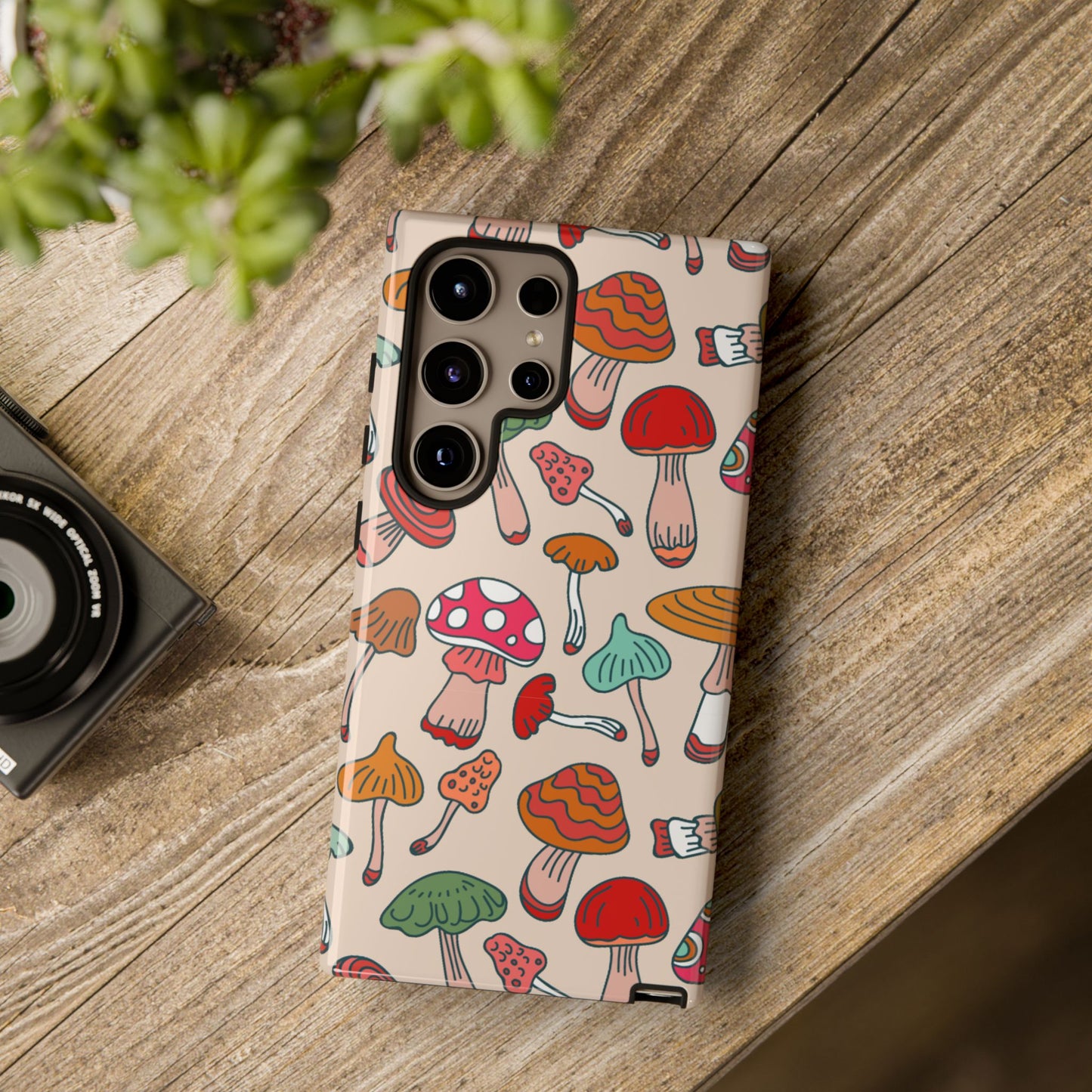 Phone Case - Wild Mushroom Design, Tough Cases for Extra Protection