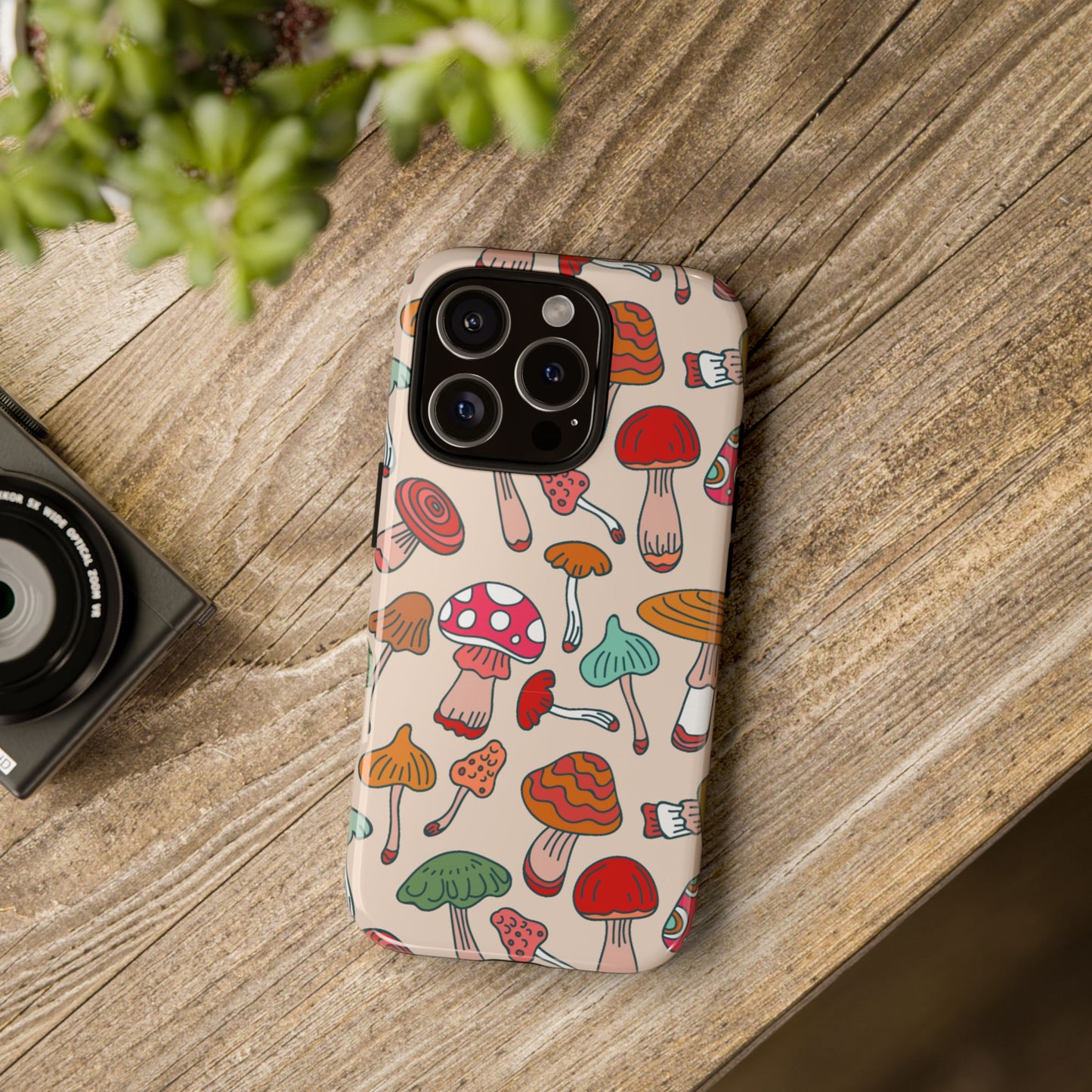Phone Case - Wild Mushroom Design, Tough Cases for Extra Protection
