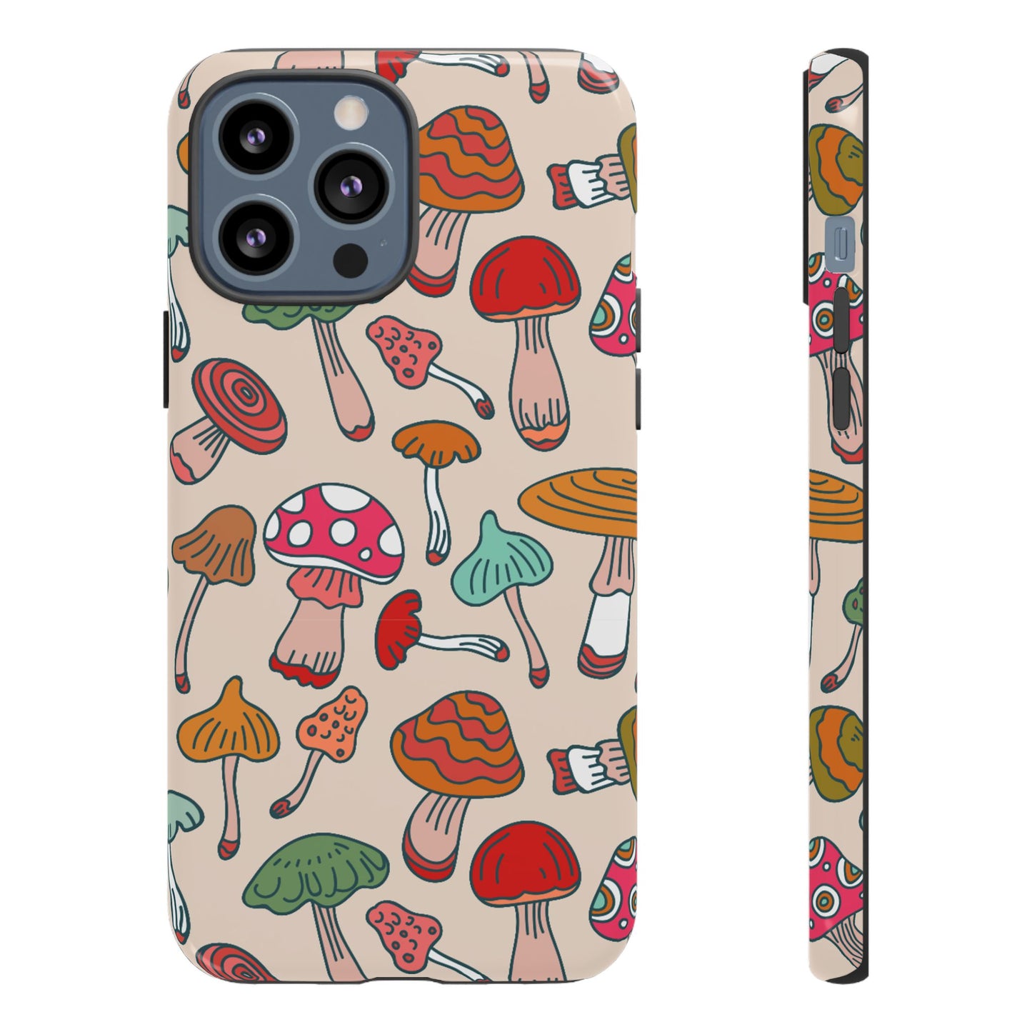 Phone Case - Wild Mushroom Design, Tough Cases for Extra Protection