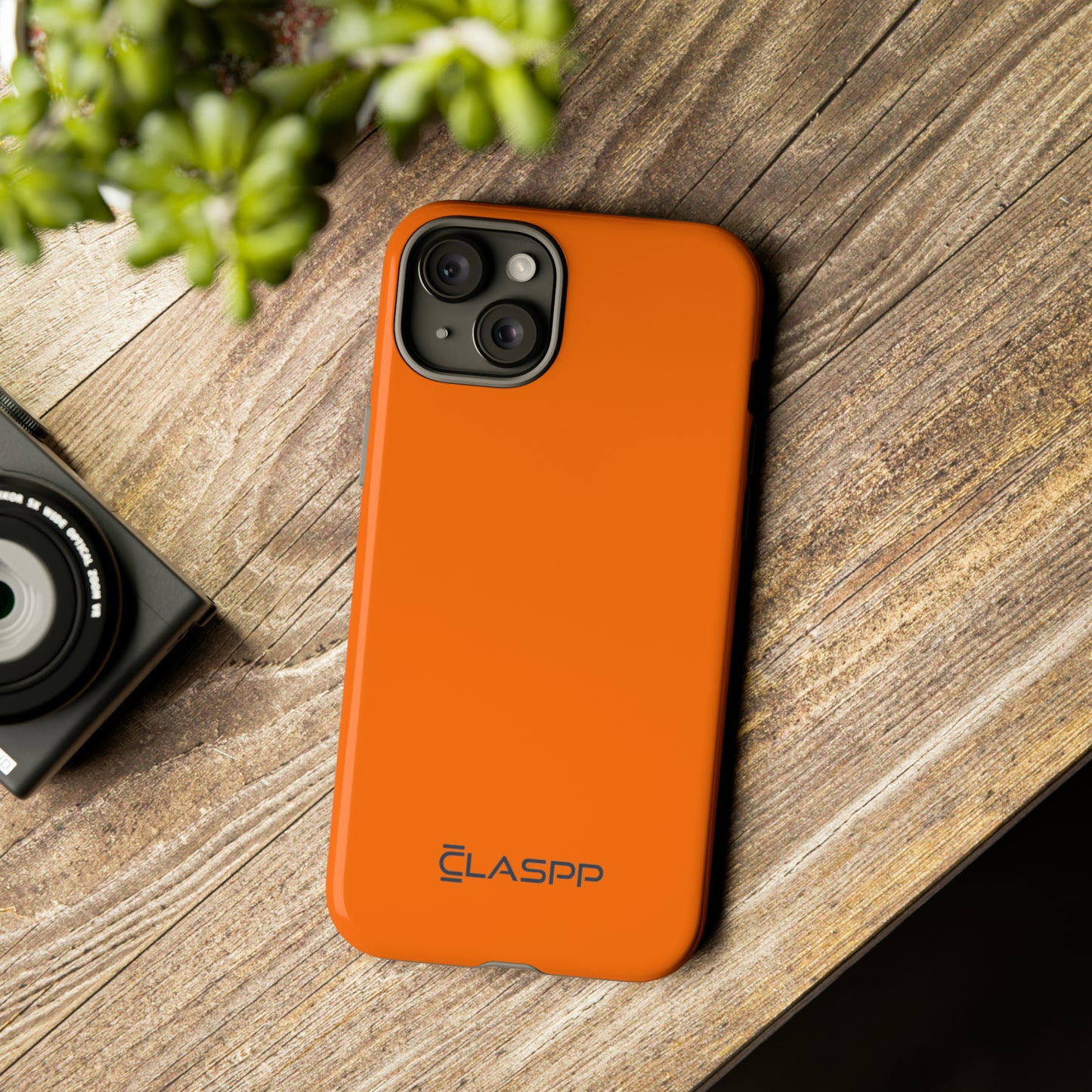 Tangerine Orange | Hardshell Dual Layer Phone Case