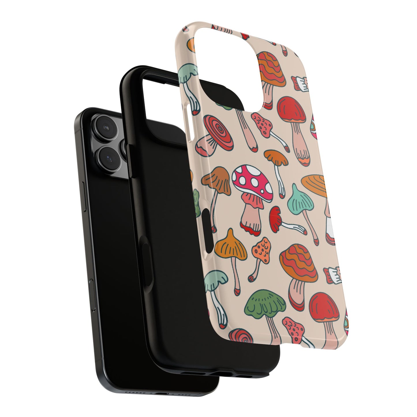 Phone Case - Wild Mushroom Design, Tough Cases for Extra Protection
