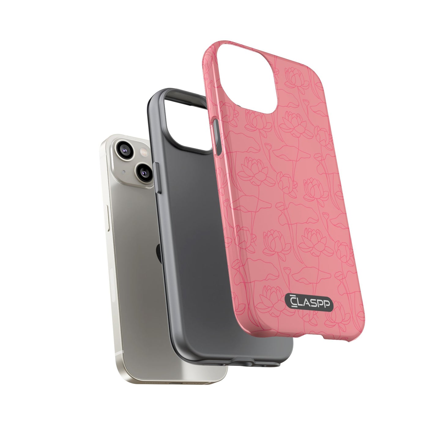 Festive Pink | Christmas | Hardshell Dual Layer Phone Case