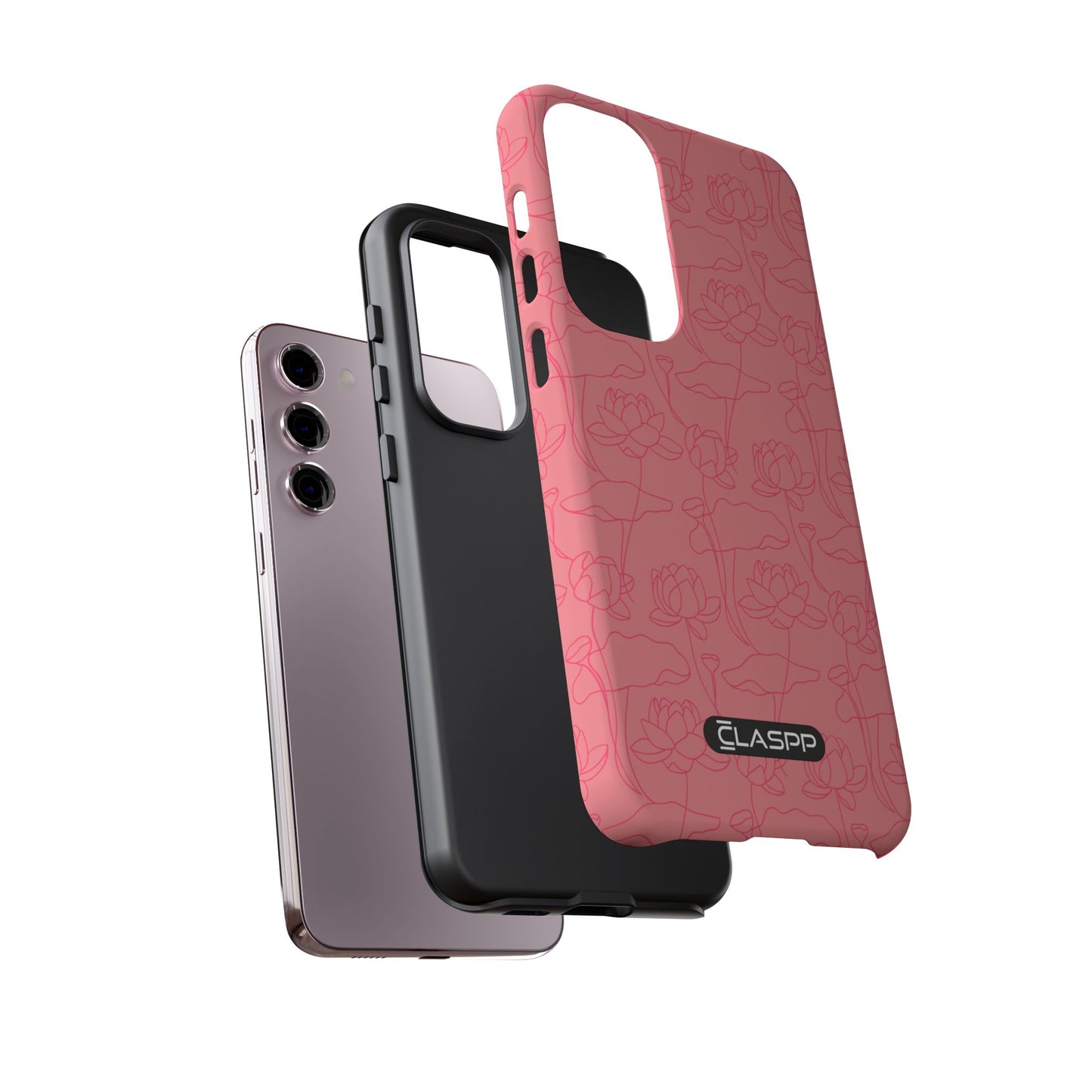 Festive Pink | Christmas | Hardshell Dual Layer Phone Case