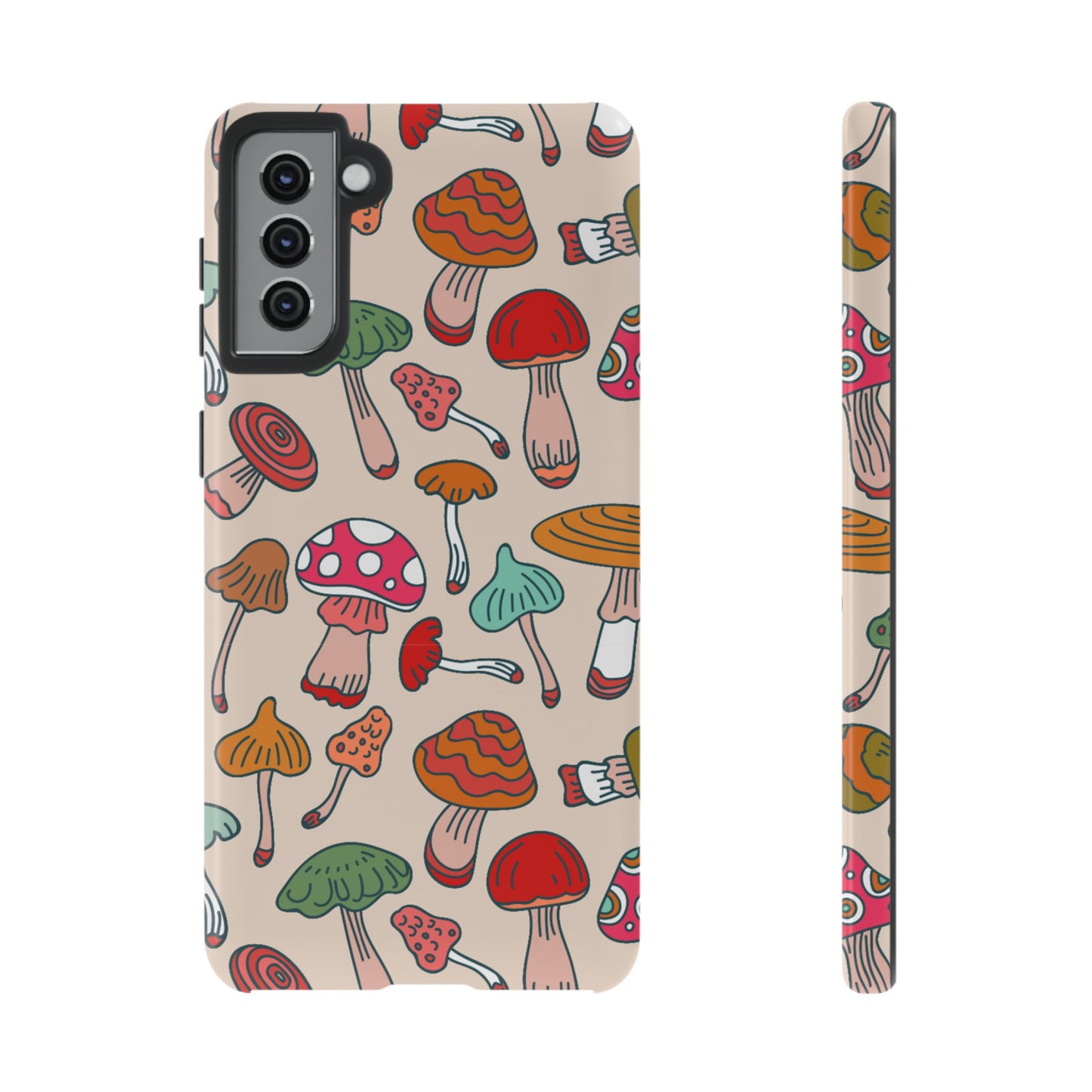 Phone Case - Wild Mushroom Design, Tough Cases for Extra Protection