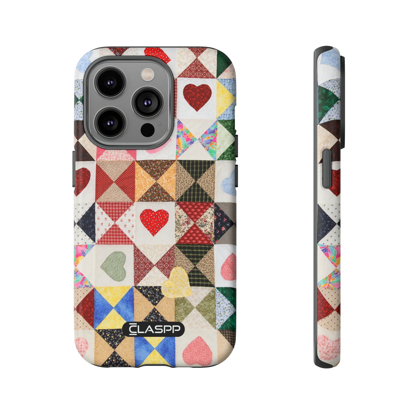 Heart Quilt | Valentine's Day | Hardshell Dual Layer Phone Case