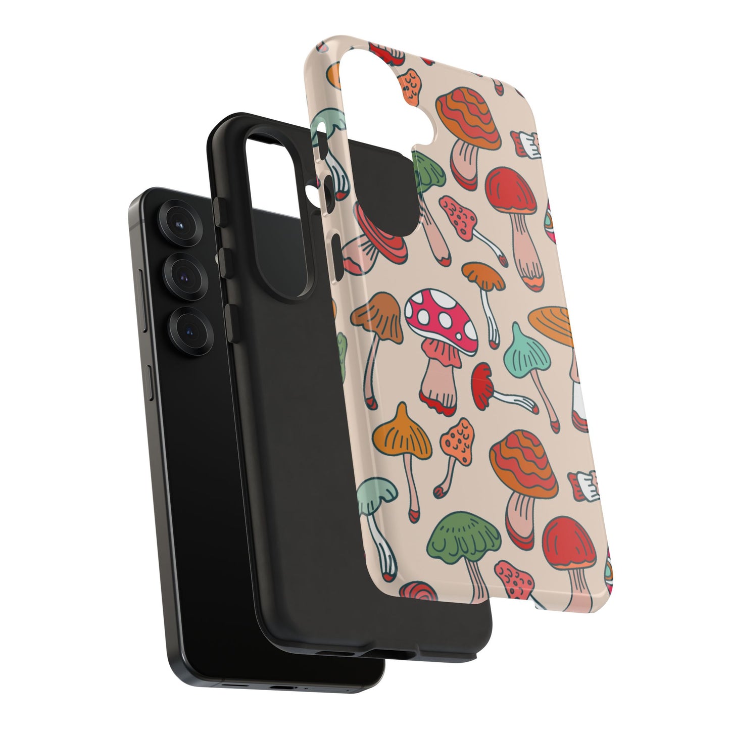 Phone Case - Wild Mushroom Design, Tough Cases for Extra Protection
