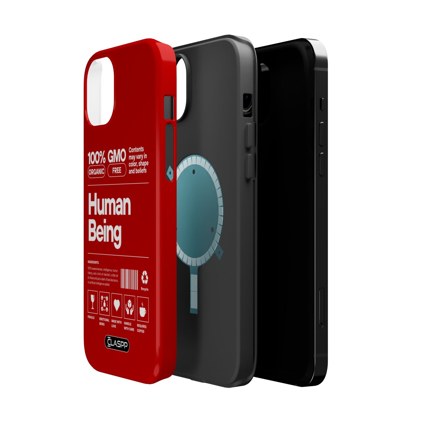 Human Being | Crimson | MagSafe Hardshell Dual Layer Phone Case