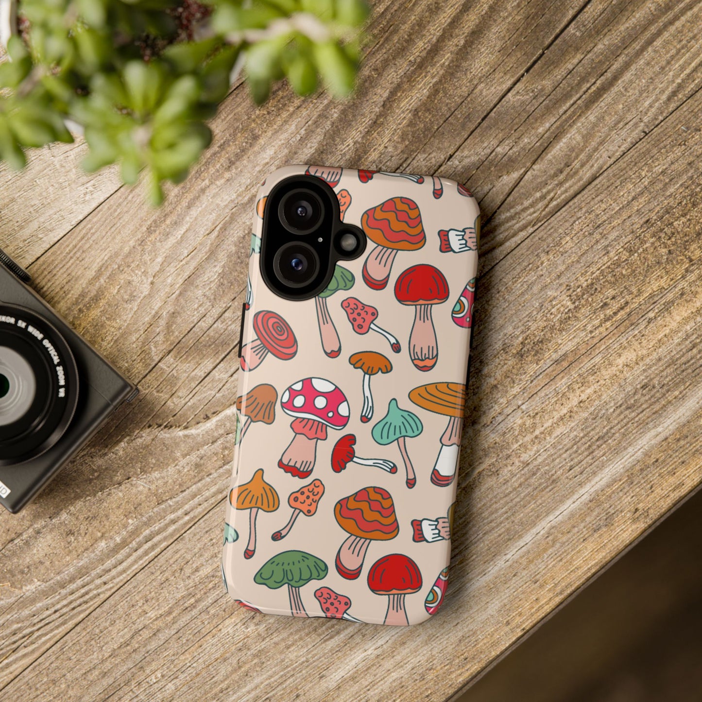 Phone Case - Wild Mushroom Design, Tough Cases for Extra Protection