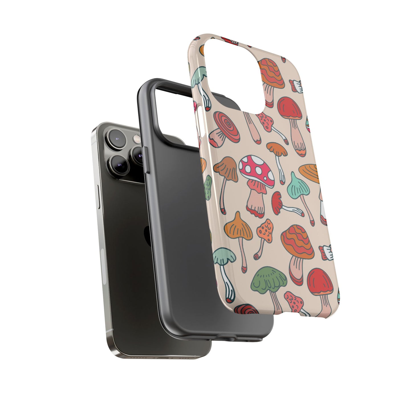 Phone Case - Wild Mushroom Design, Tough Cases for Extra Protection