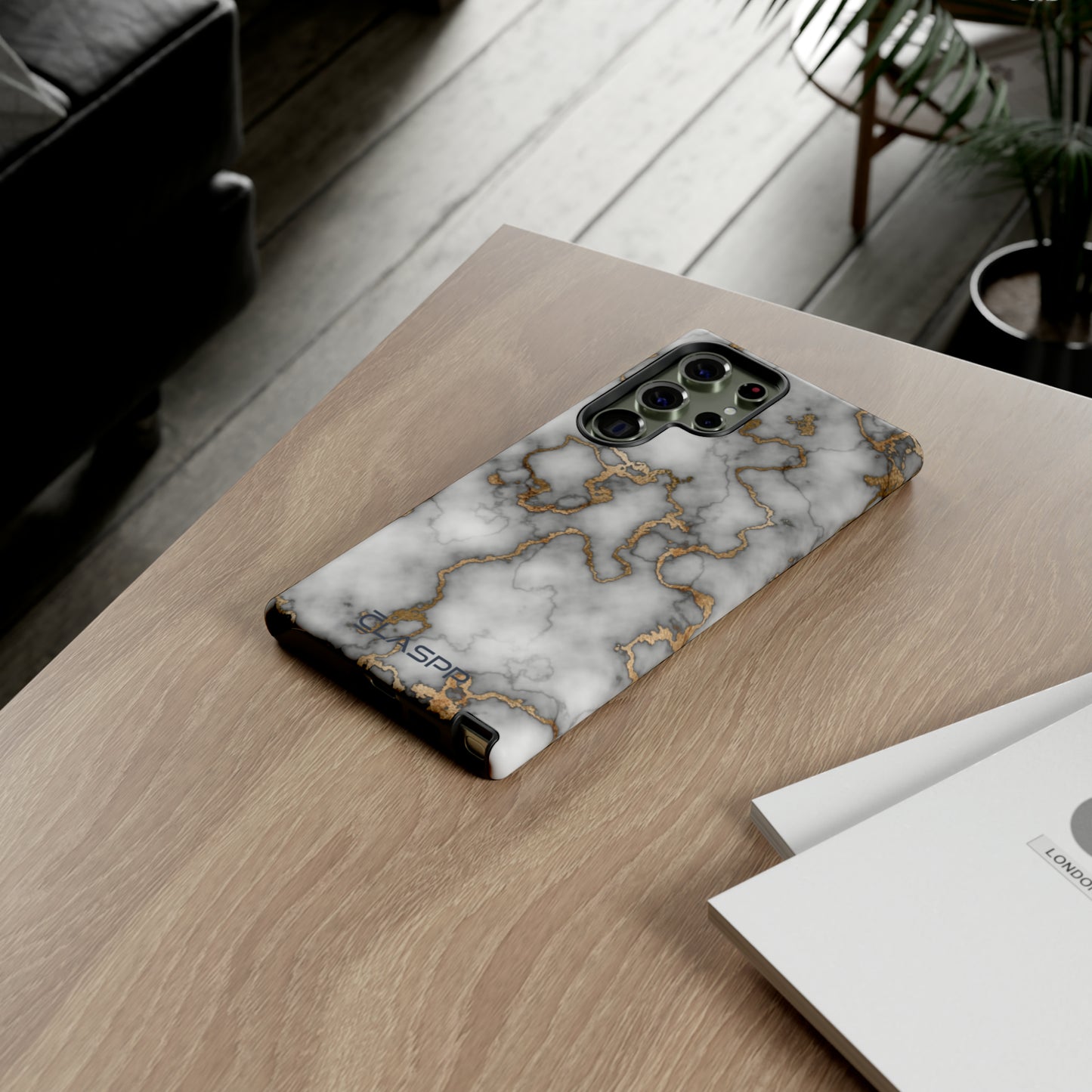 Carrara Golden Marble | Hardshell Dual Layer Phone Case