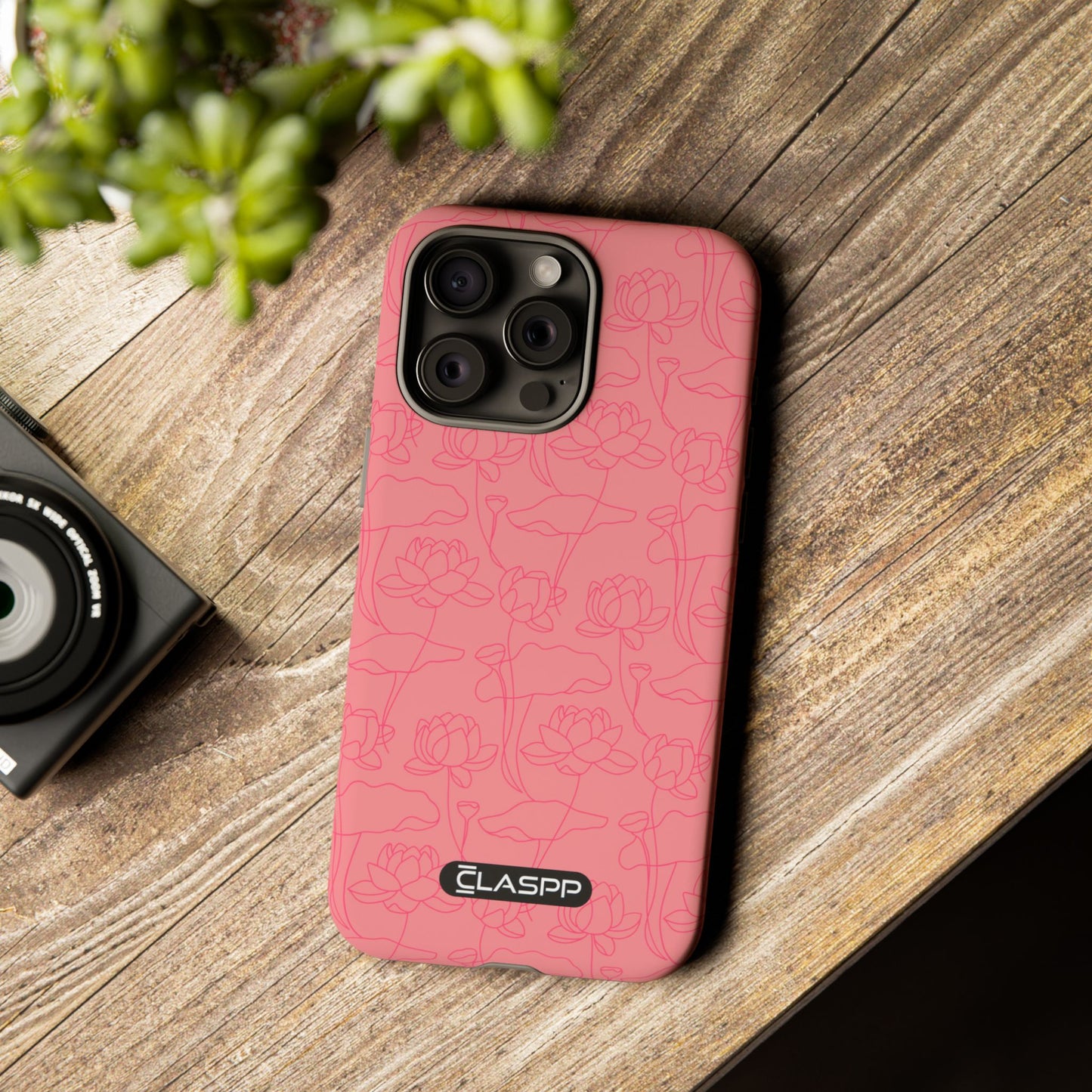 Festive Pink | Christmas | Hardshell Dual Layer Phone Case