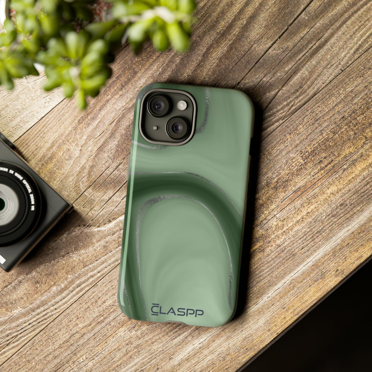 Emerald Elegance | Hardshell Dual Layer Phone Case