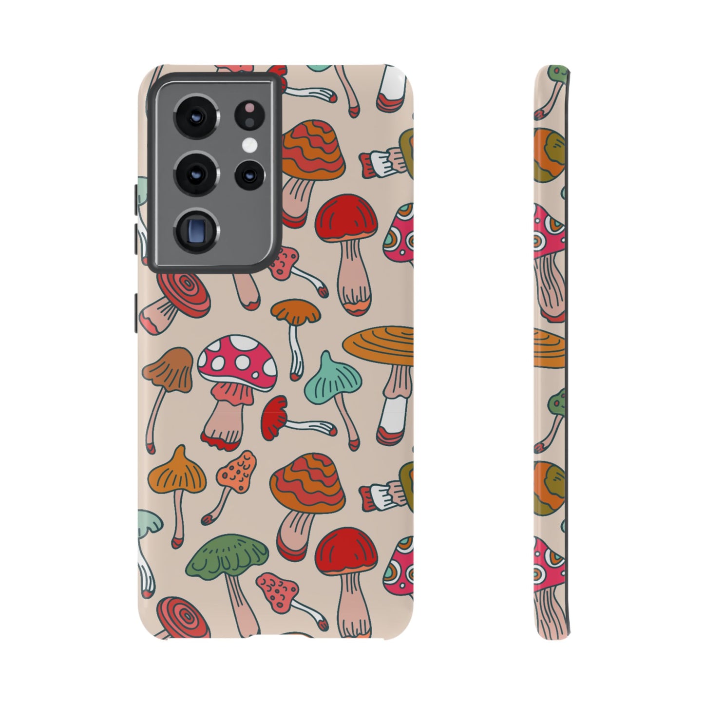 Phone Case - Wild Mushroom Design, Tough Cases for Extra Protection