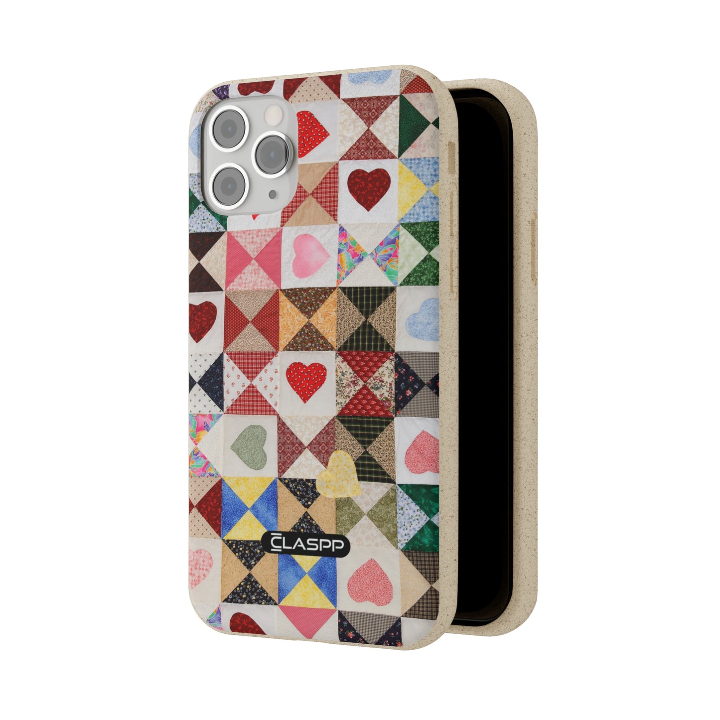 Heart Quilt | Valentine's Day | Protective Biodegradable Phone Case