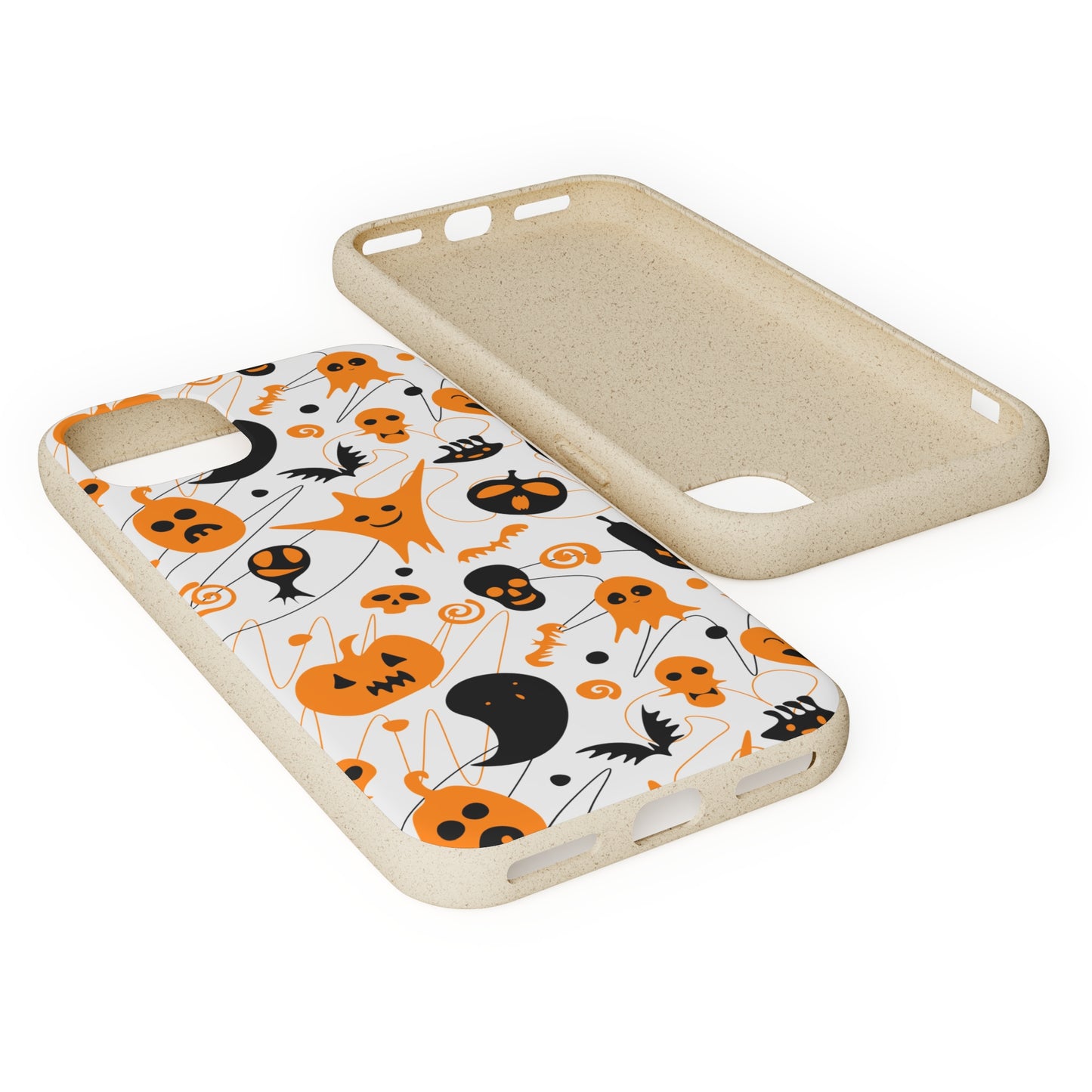 Happy Haunting Boo White | Plant-Based Biodegradable Phone Case