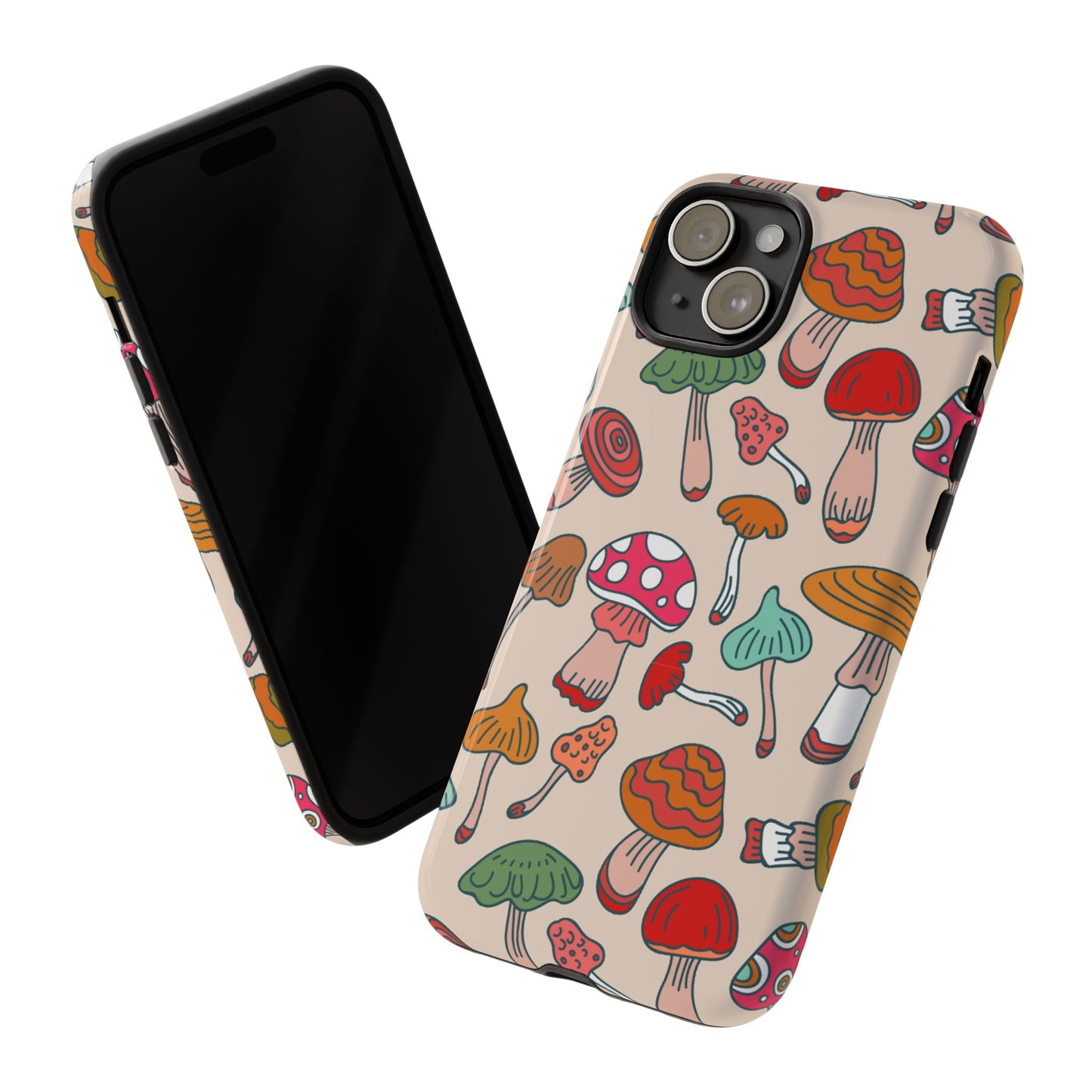 Phone Case - Wild Mushroom Design, Tough Cases for Extra Protection
