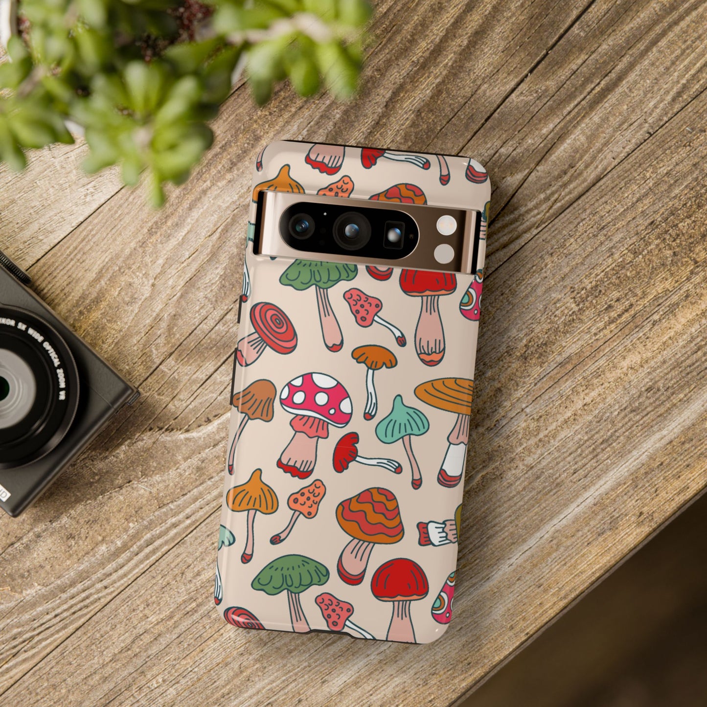 Phone Case - Wild Mushroom Design, Tough Cases for Extra Protection