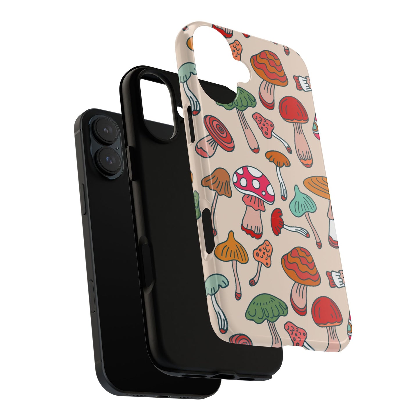 Phone Case - Wild Mushroom Design, Tough Cases for Extra Protection