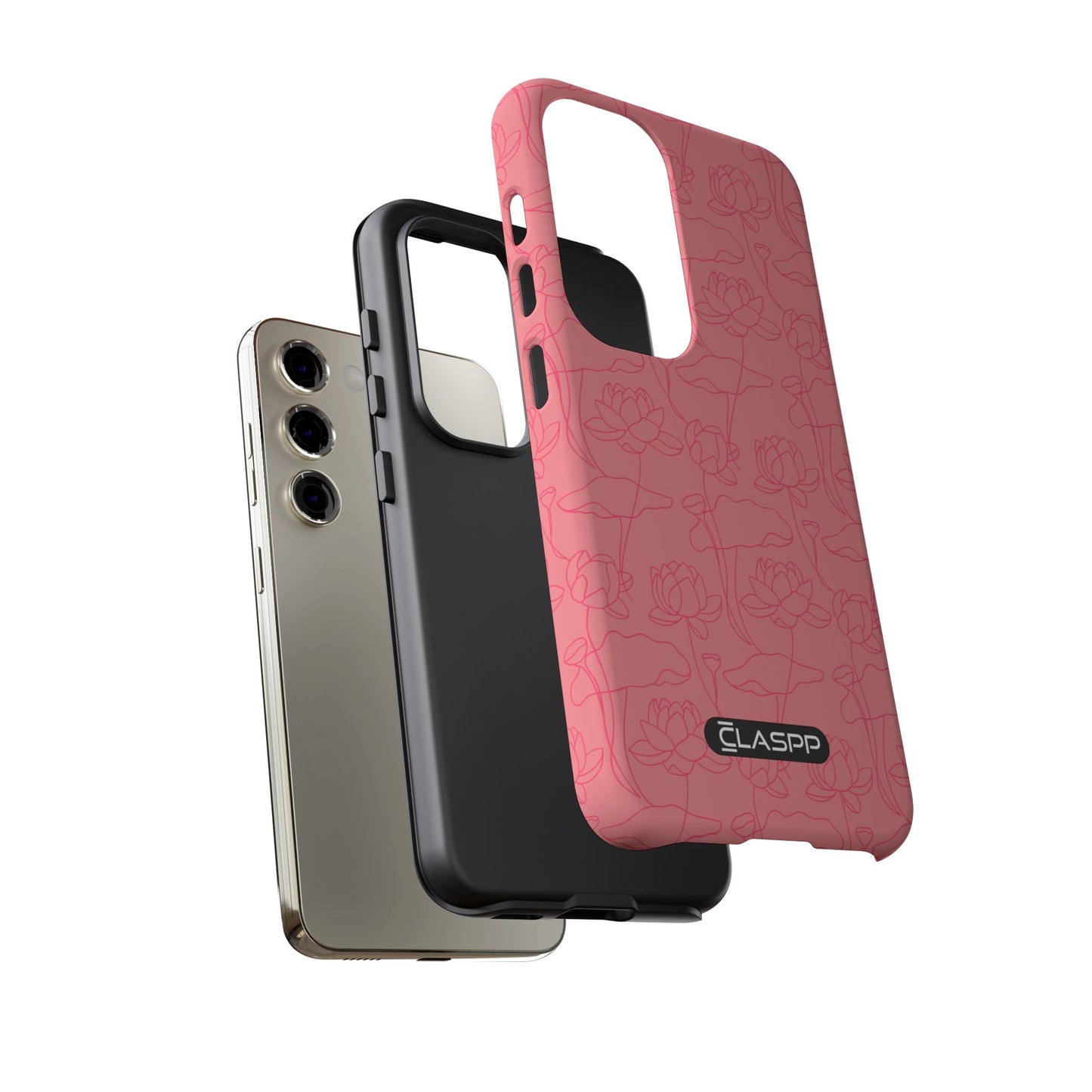 Festive Pink | Christmas | Hardshell Dual Layer Phone Case