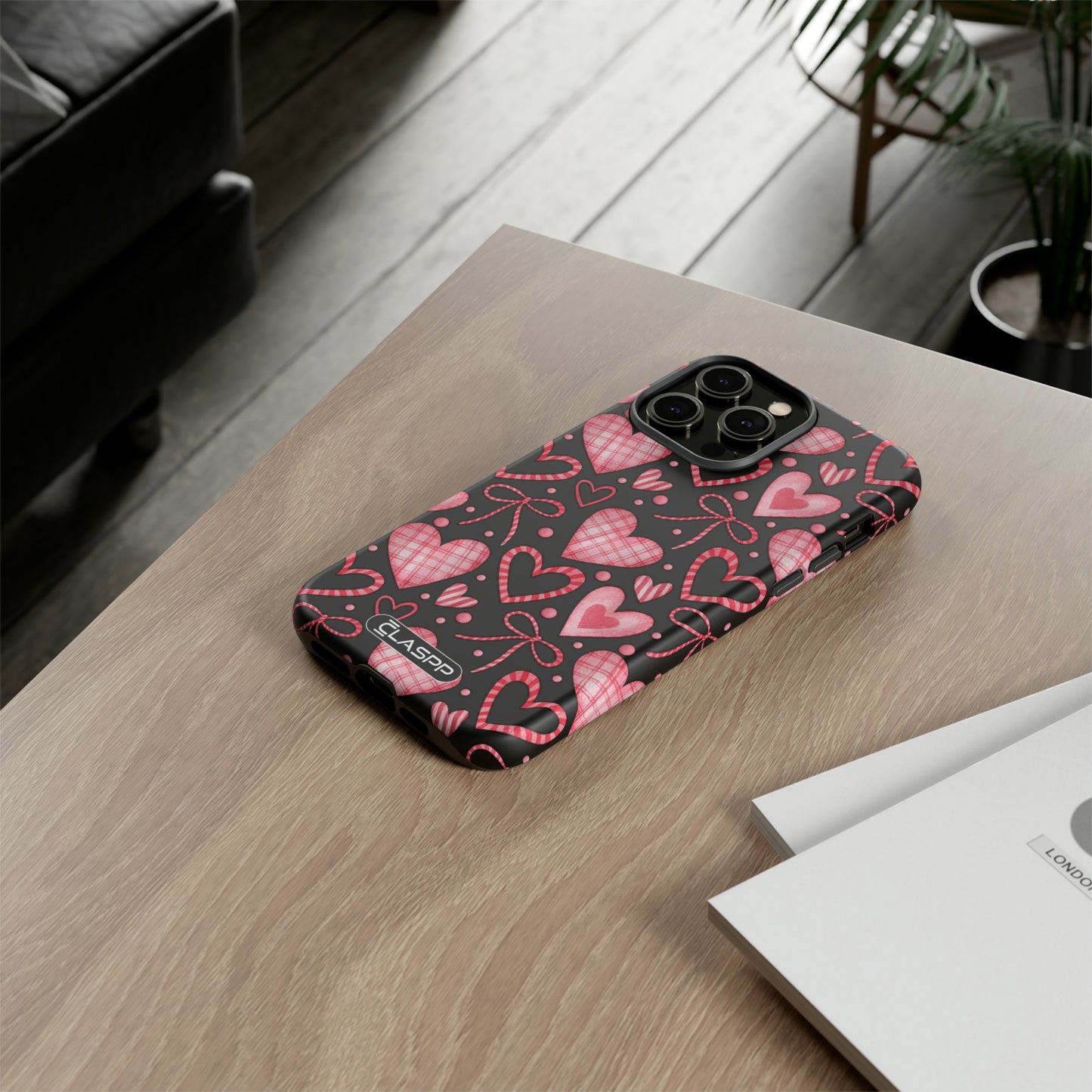 Heartbeat Haven | Valentine's Day | Hardshell Dual Layer Phone Case