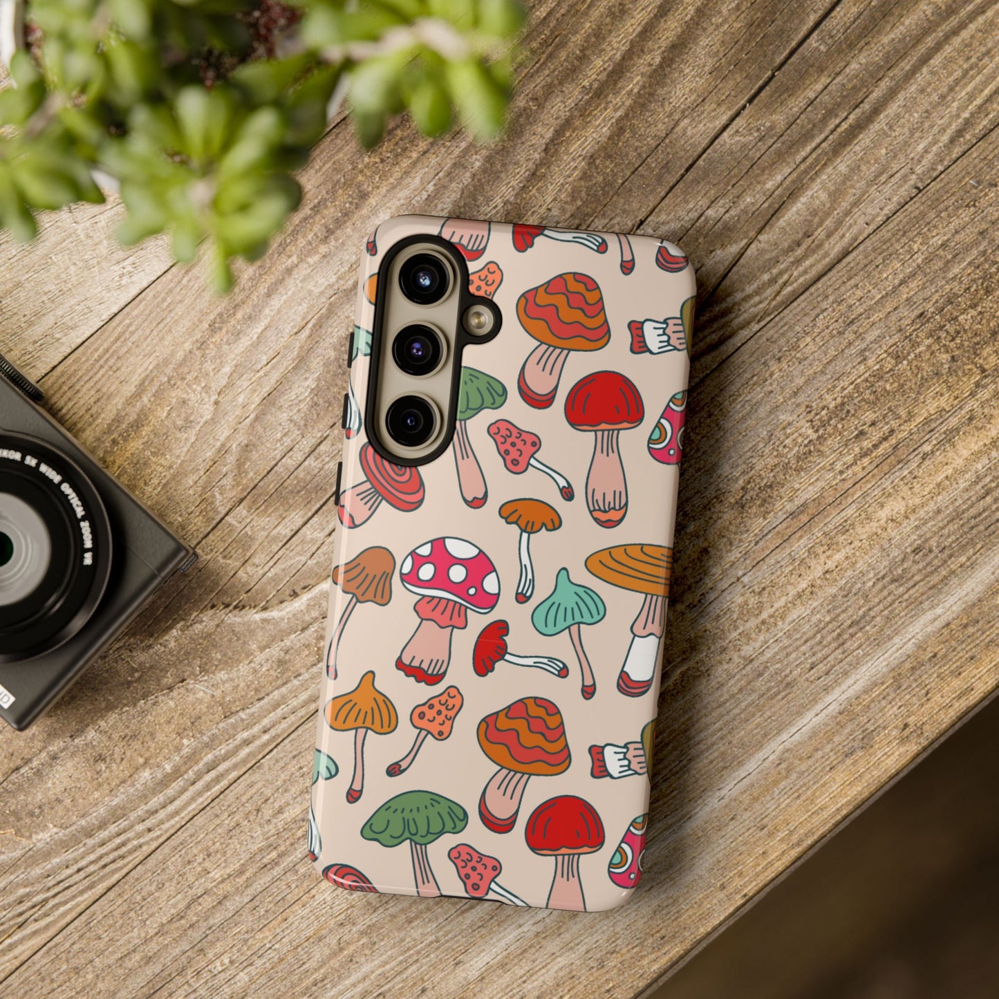Phone Case - Wild Mushroom Design, Tough Cases for Extra Protection