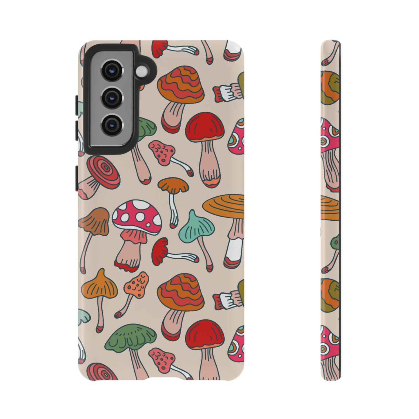 Phone Case - Wild Mushroom Design, Tough Cases for Extra Protection