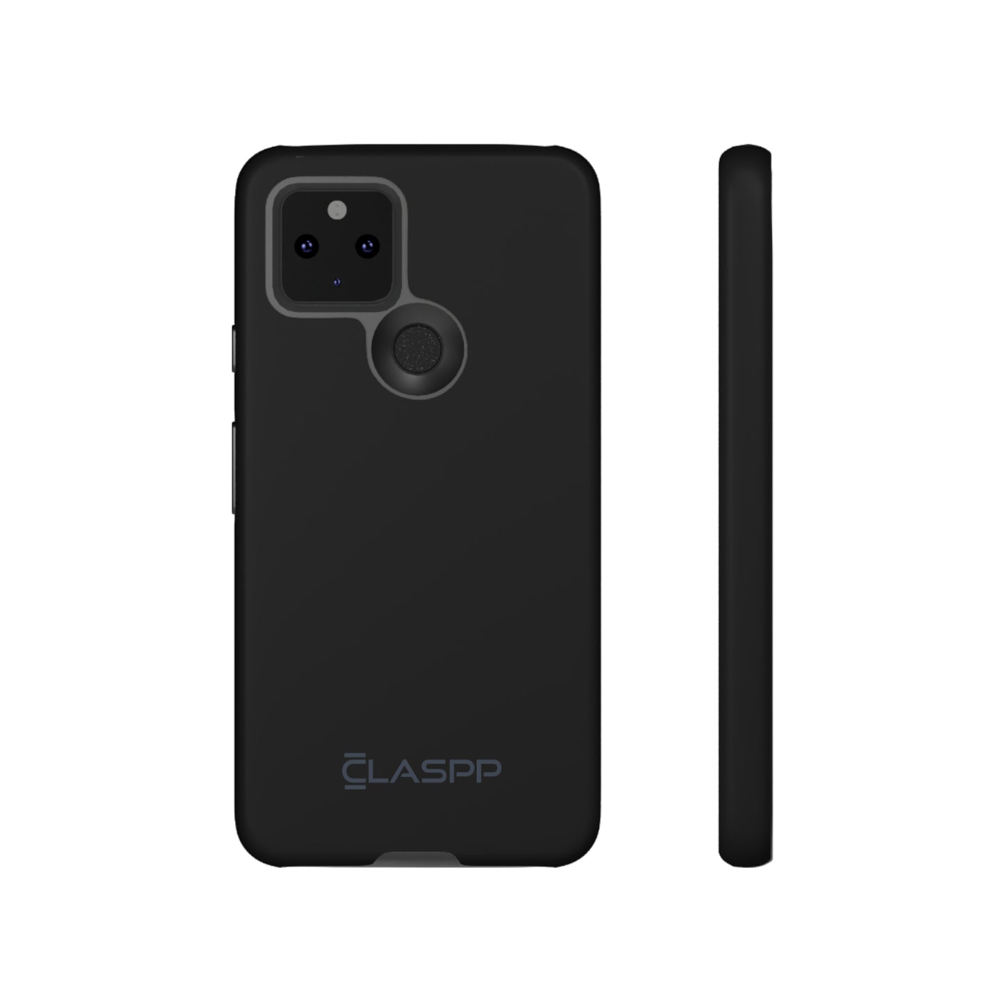 Solid Black | Hardshell Dual Layer Phone Case