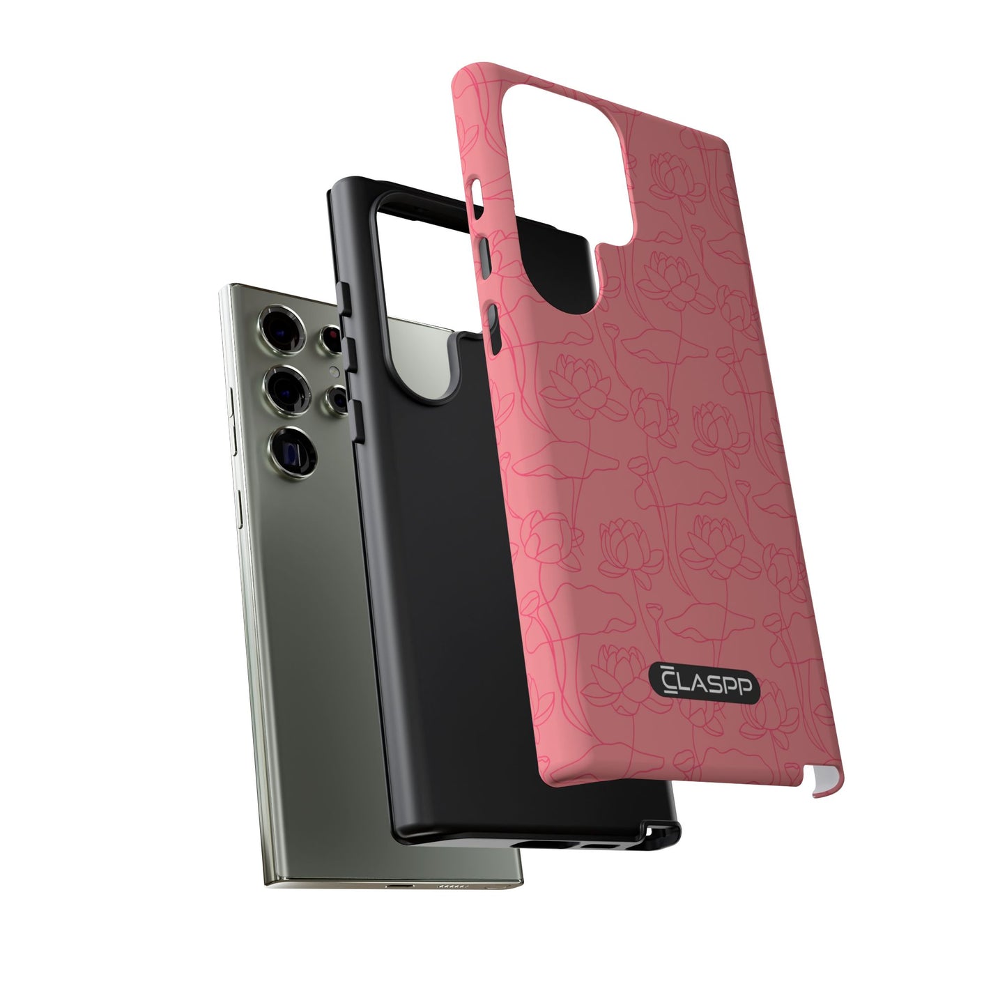 Festive Pink | Christmas | Hardshell Dual Layer Phone Case