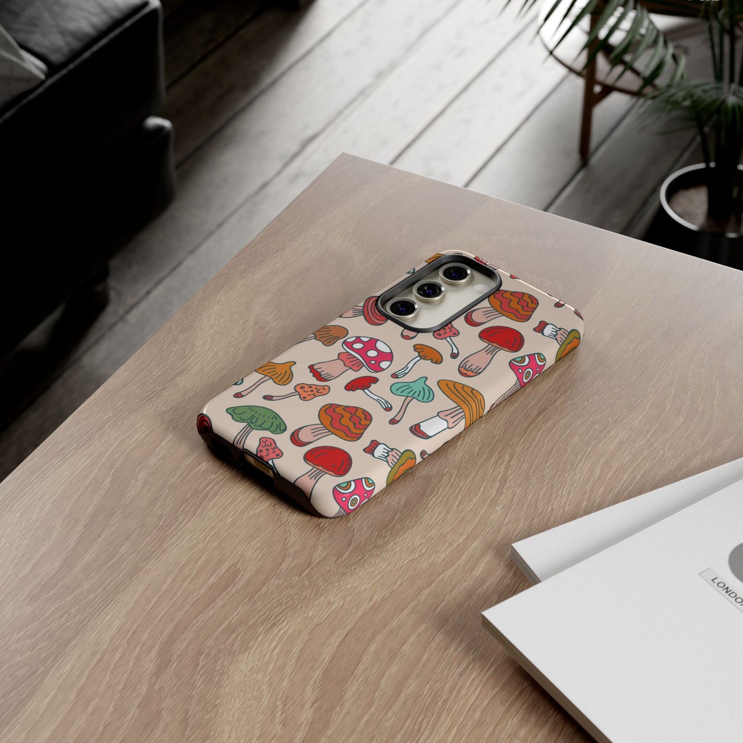 Phone Case - Wild Mushroom Design, Tough Cases for Extra Protection
