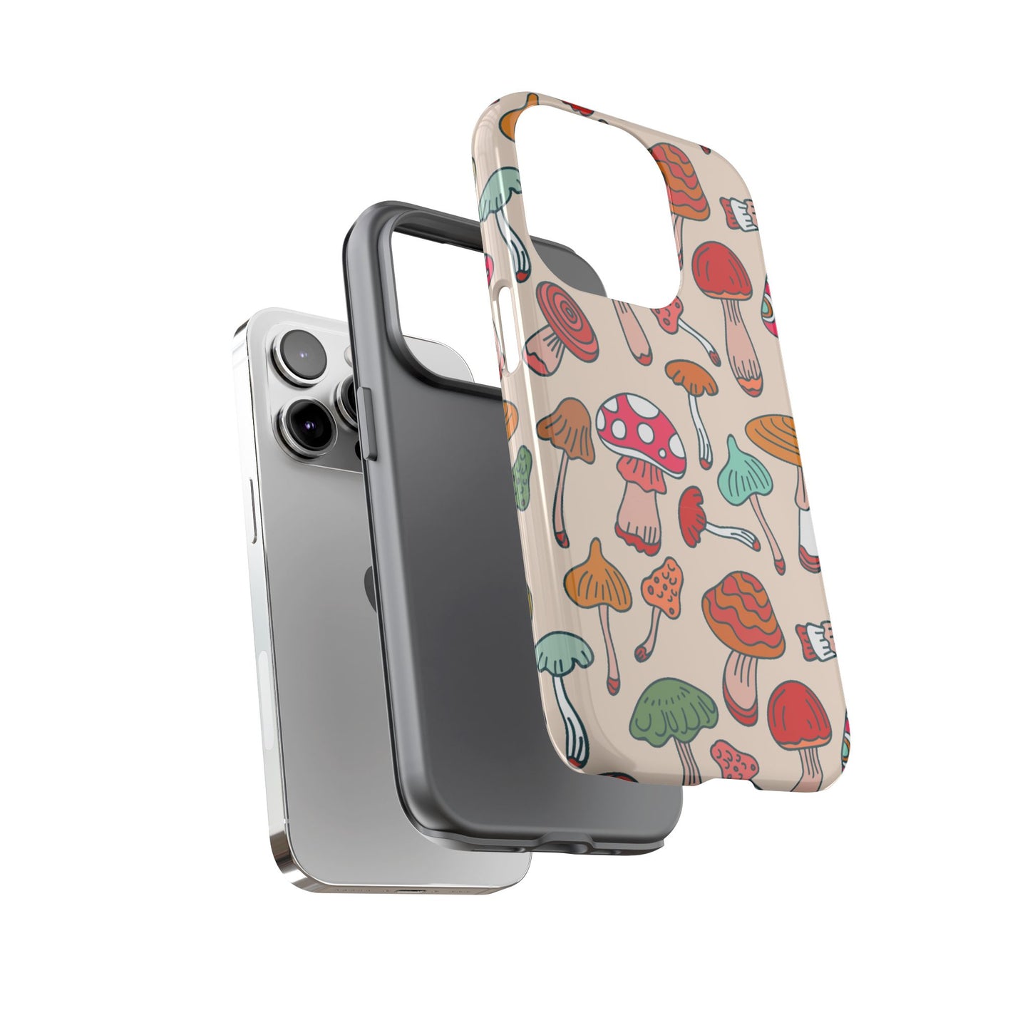 Phone Case - Wild Mushroom Design, Tough Cases for Extra Protection