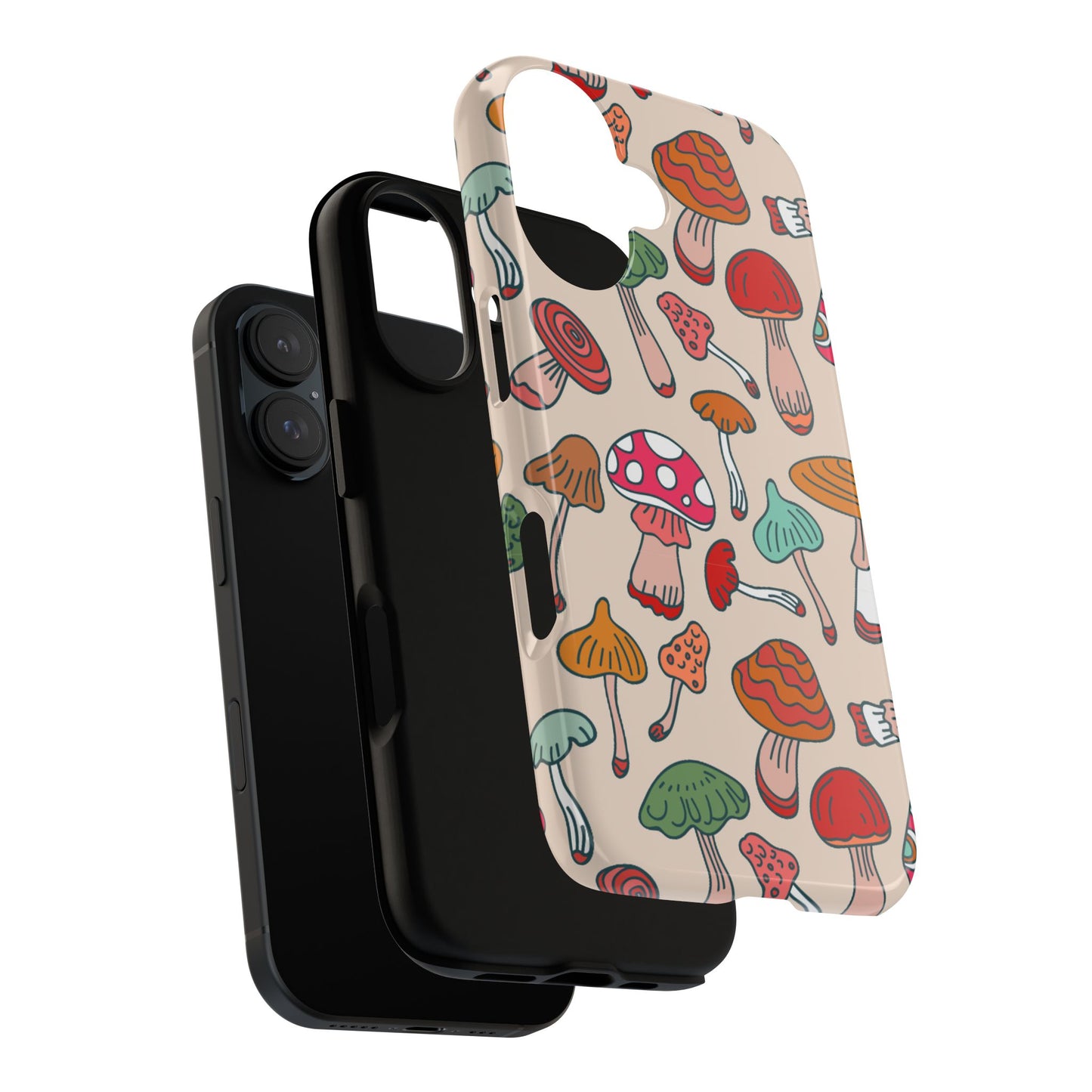 Phone Case - Wild Mushroom Design, Tough Cases for Extra Protection
